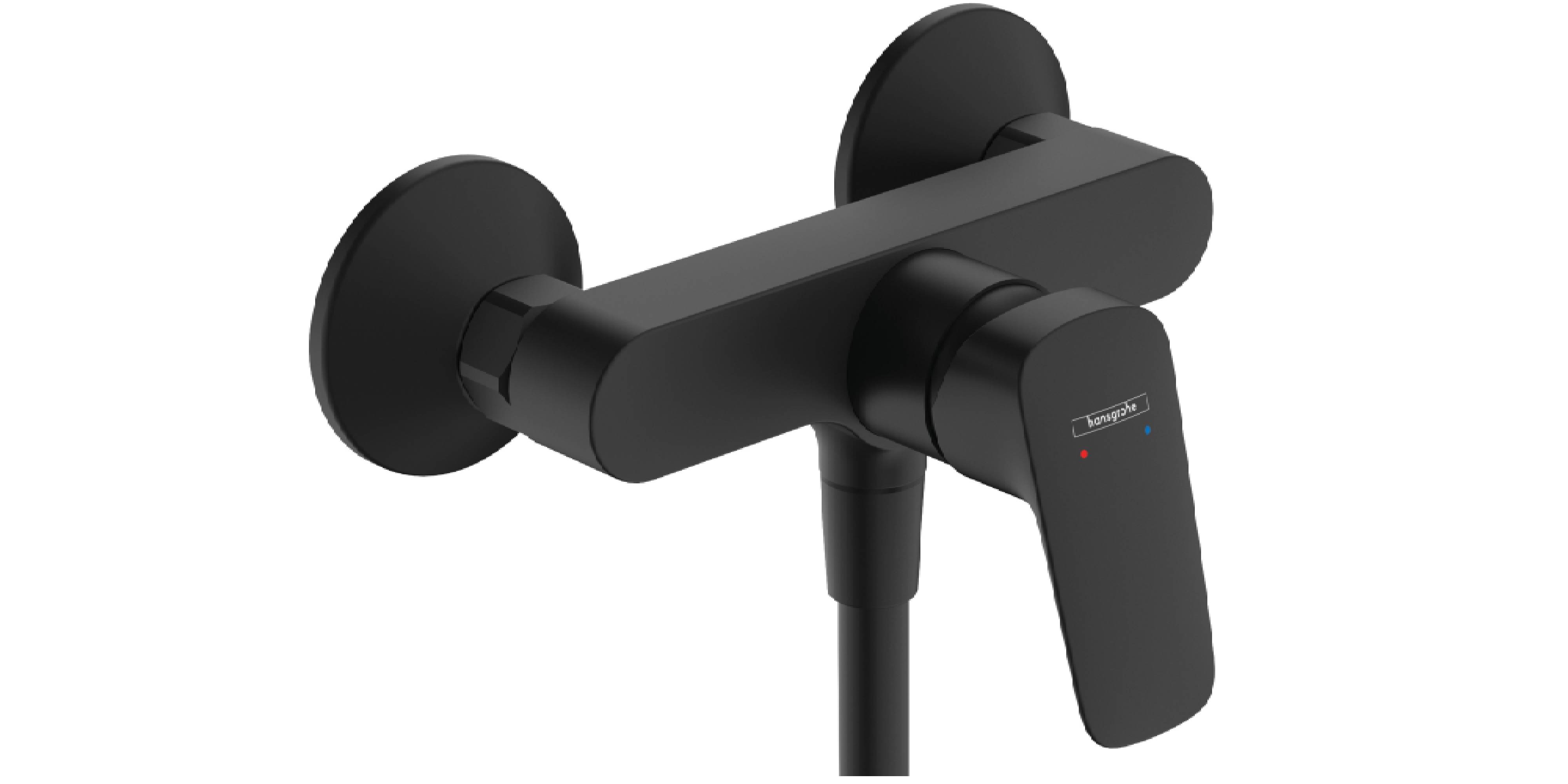 Hansgrohe Logis mitigeur de douche murale noir 71600670