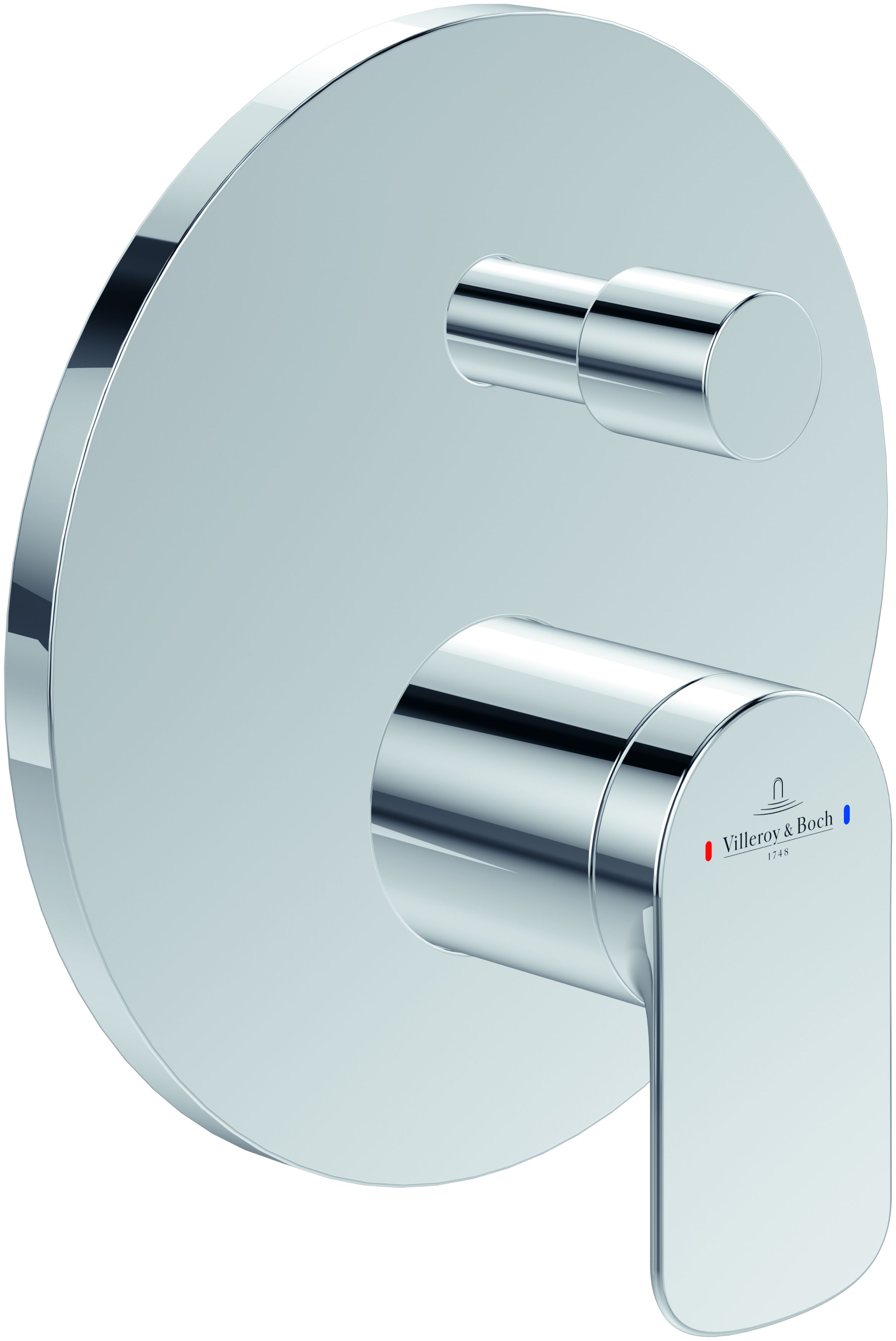 Villeroy & Boch O.Novo bateria wannowo-prysznicowa podtynkowa chrom TVS10435300061