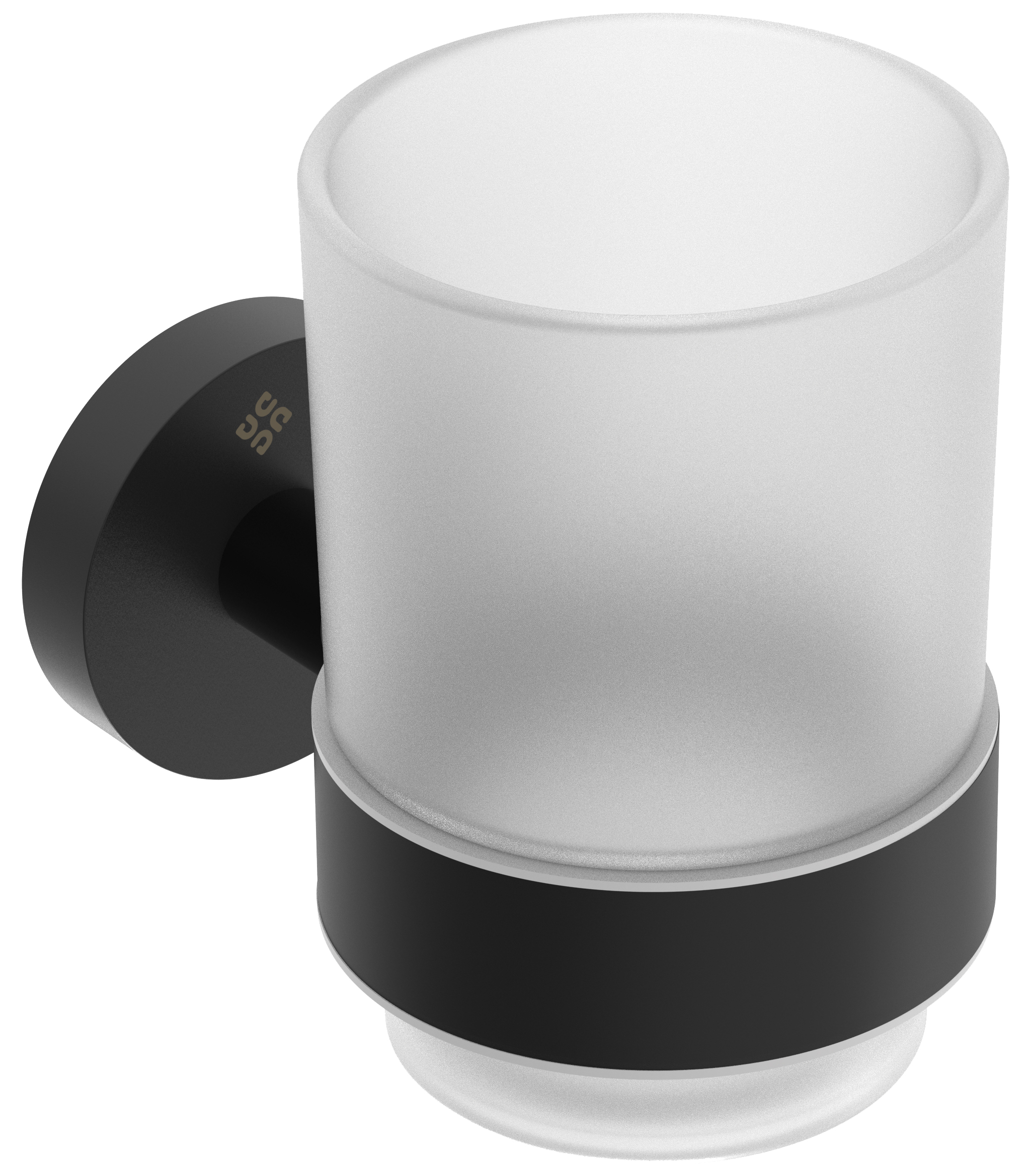 Deante Jasmin gobelet pour brosses à dents noir ADJ_N911