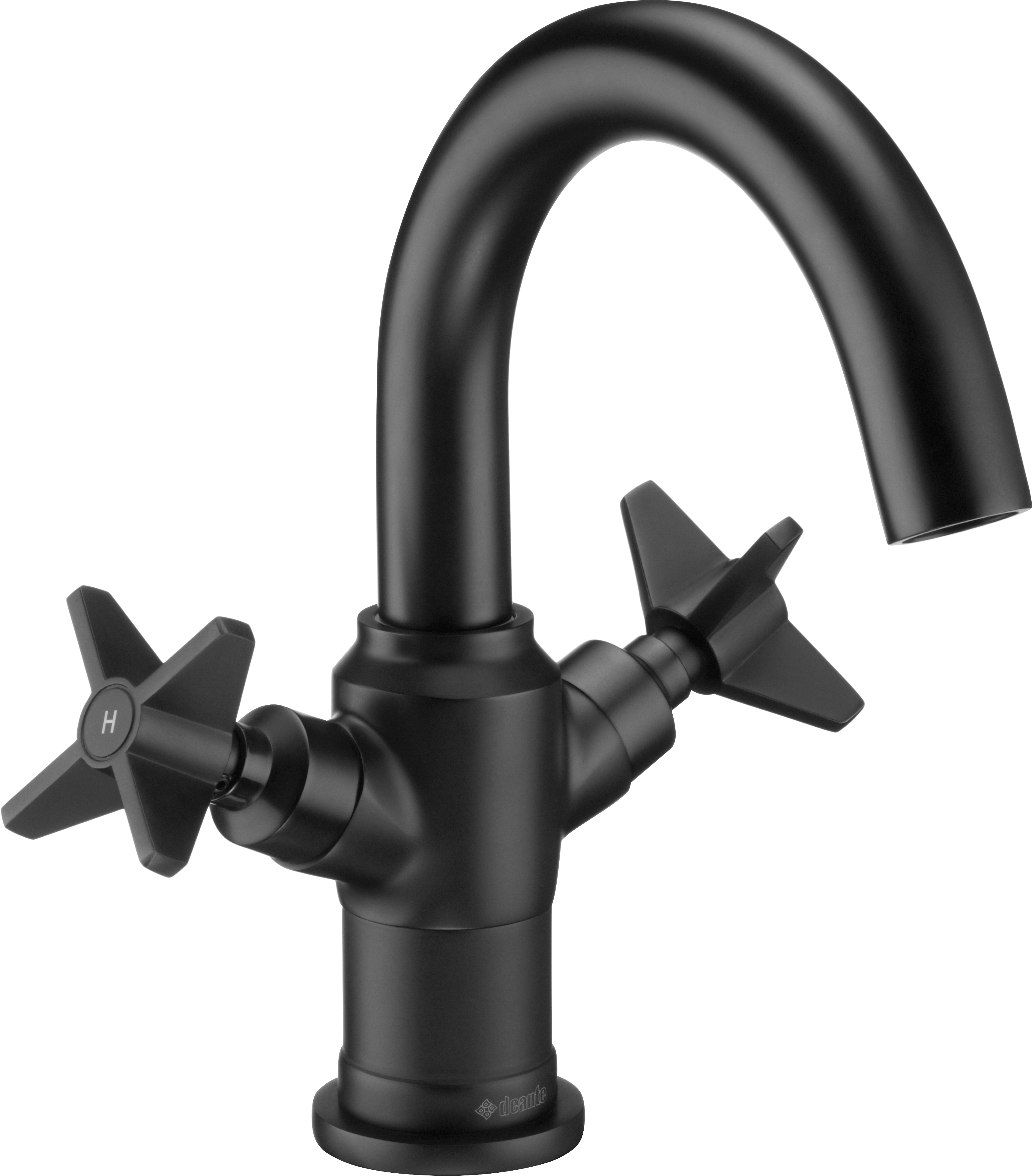Deante Temisto mitigeur de lavabo sur pied noir BQT_N20D