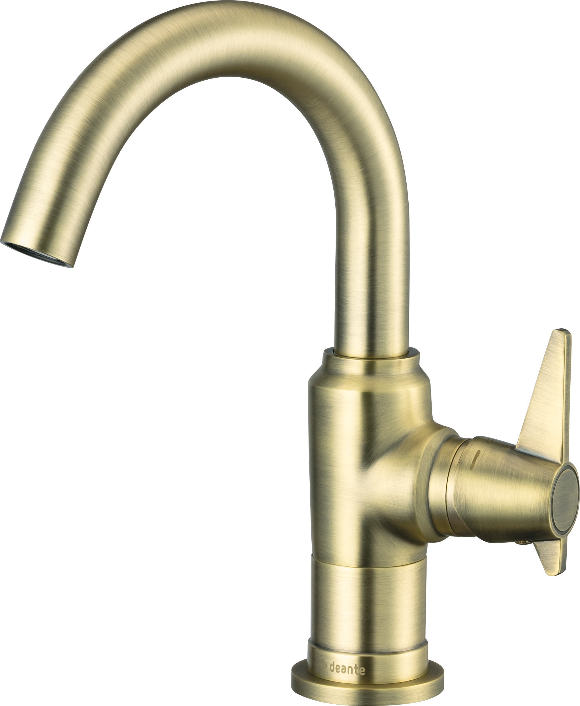 Deante Temisto mitigeur de lavabo sur pied laiton/brun antique BQT_M20M