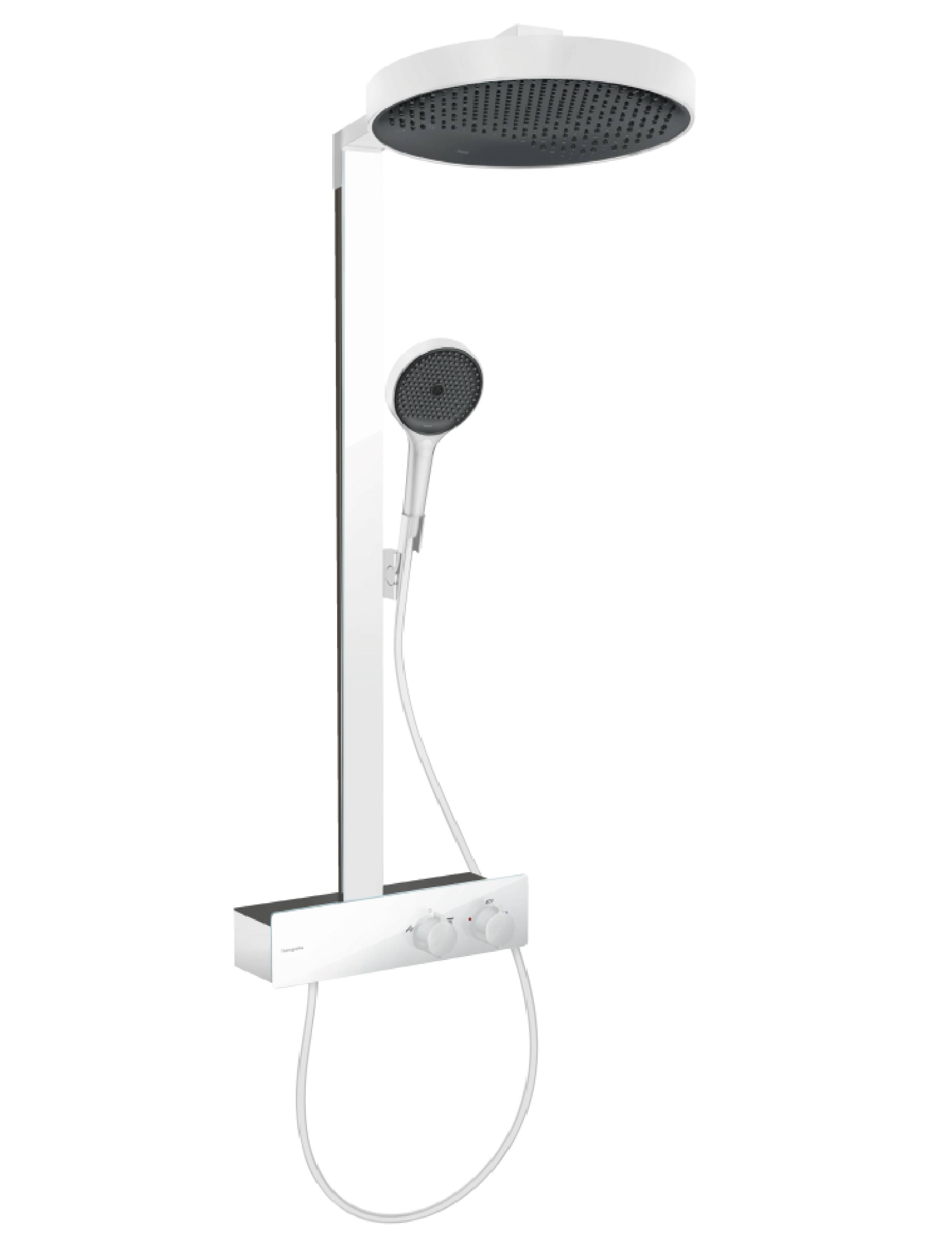 Hansgrohe Rainfinity ensemble de douche mural avec thermostat oui blanc 26853700