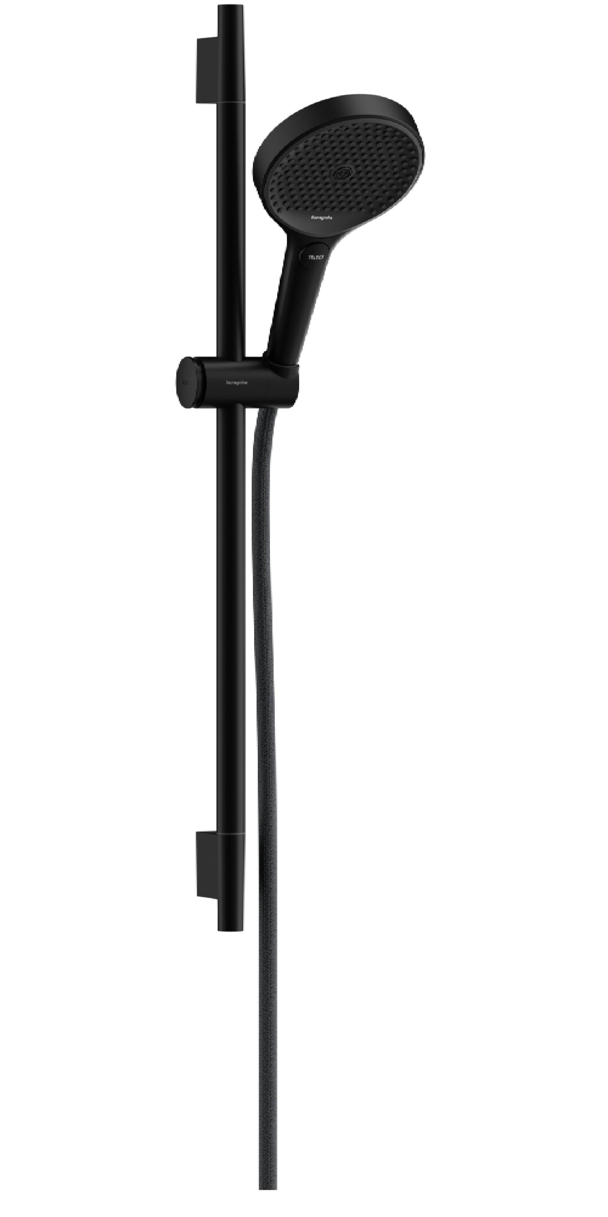 Hansgrohe Rainfinity ensemble de douche mural noir 28746670