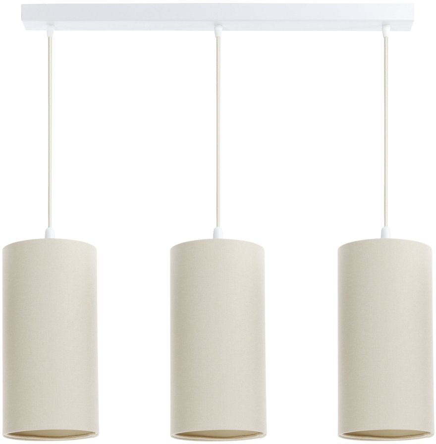 BPS Koncept Boho Ellegant Slim lampe suspendue 3x60 W crème 0T0-L3-001