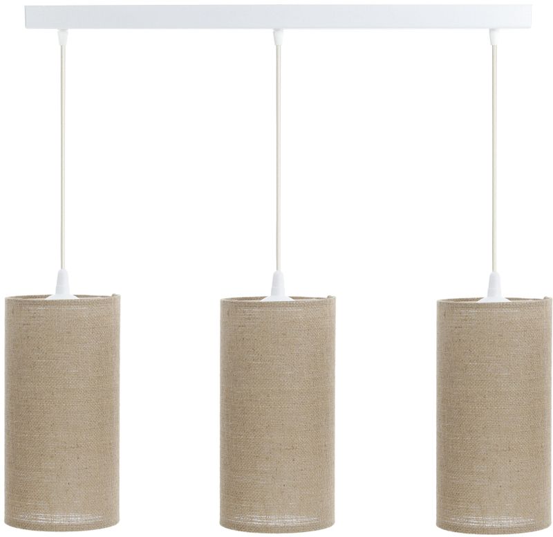 BPS Koncept Boho Ellegant Slim lampe suspendue 3x60 W beige 0T0-L3-003