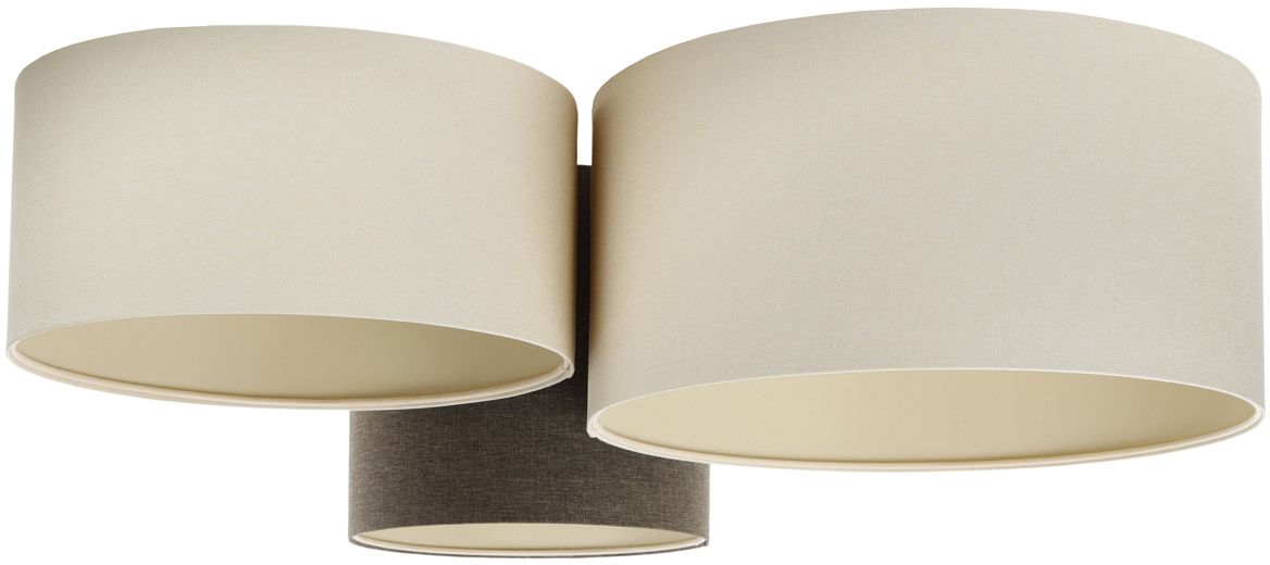 BPS Koncept Boho Ellegant plafonnier 3x60 W marron-beige 080-078