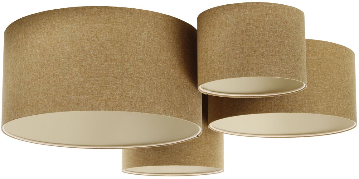 BPS Koncept Boho Ellegant plafonnier 4x60 W marron 084-066