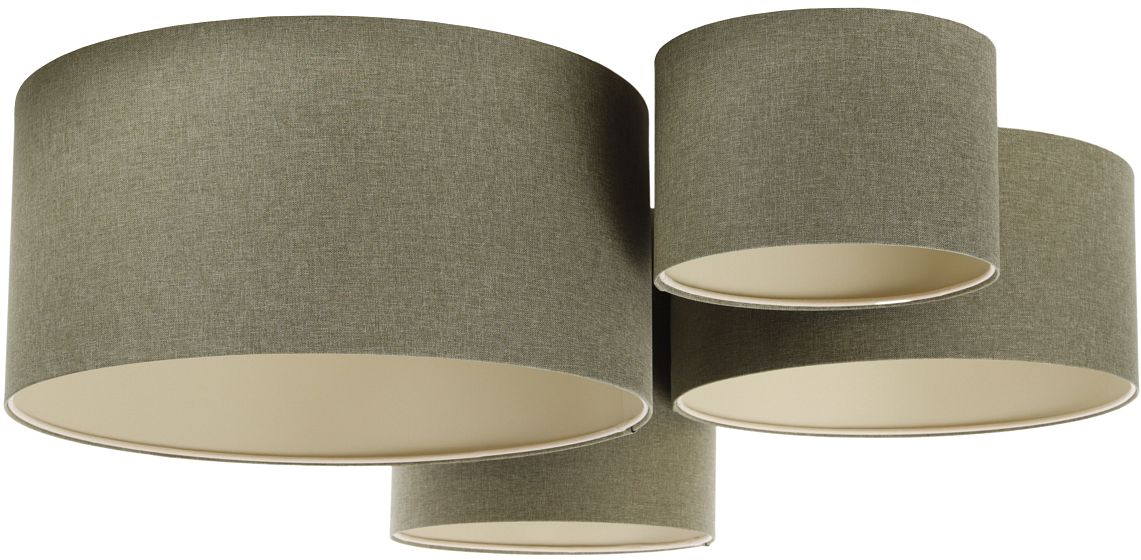 BPS Koncept Boho Ellegant plafonnier 4x60 W vert 084-067