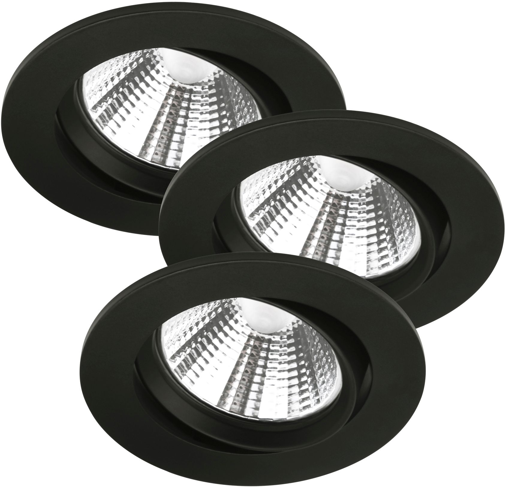 Nordlux Fremont spot encastré 3x4.5 W noir 47580103