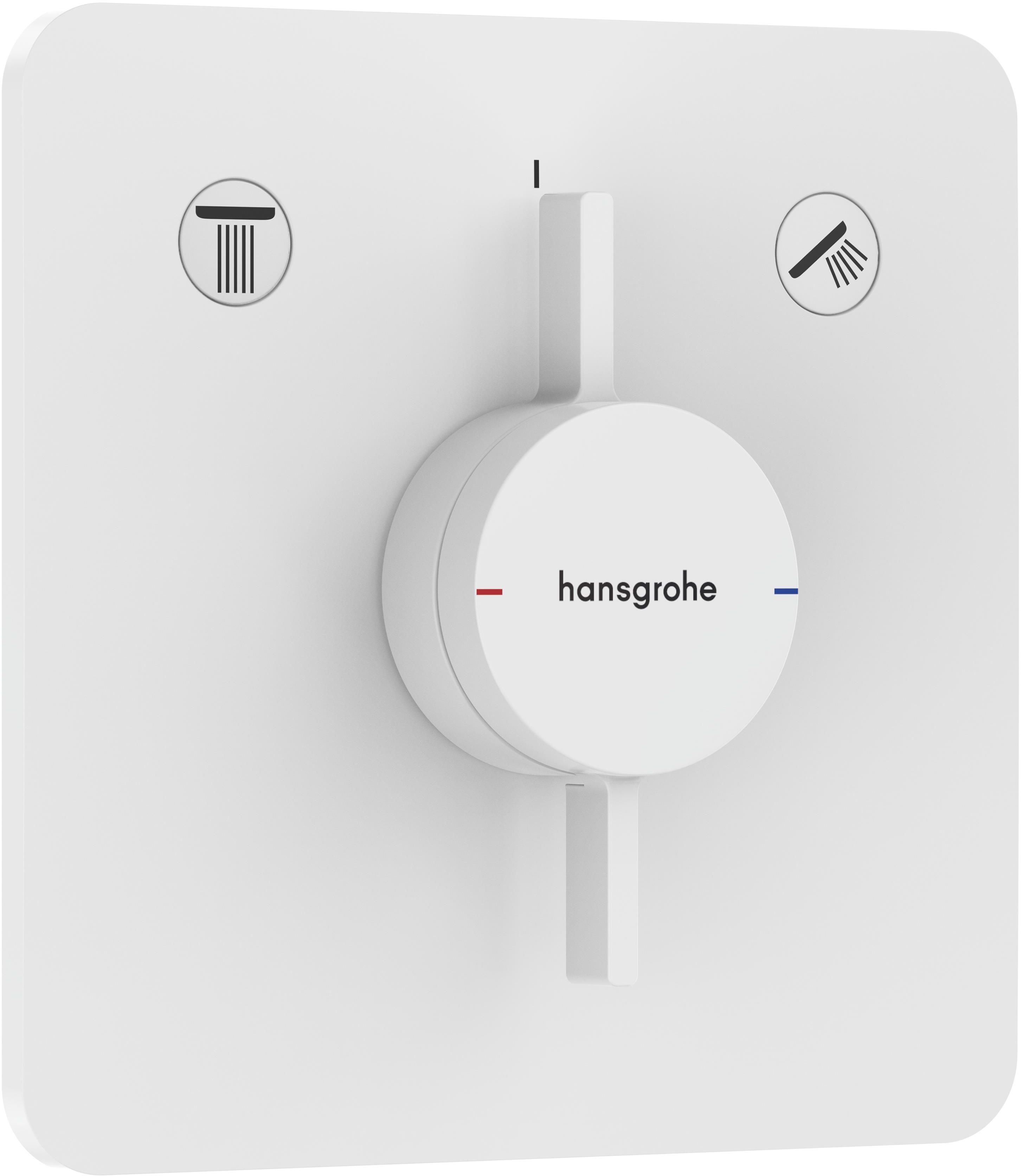 Hansgrohe DuoTurn Q mitigeur bain-douche encastrée blanc 75414700
