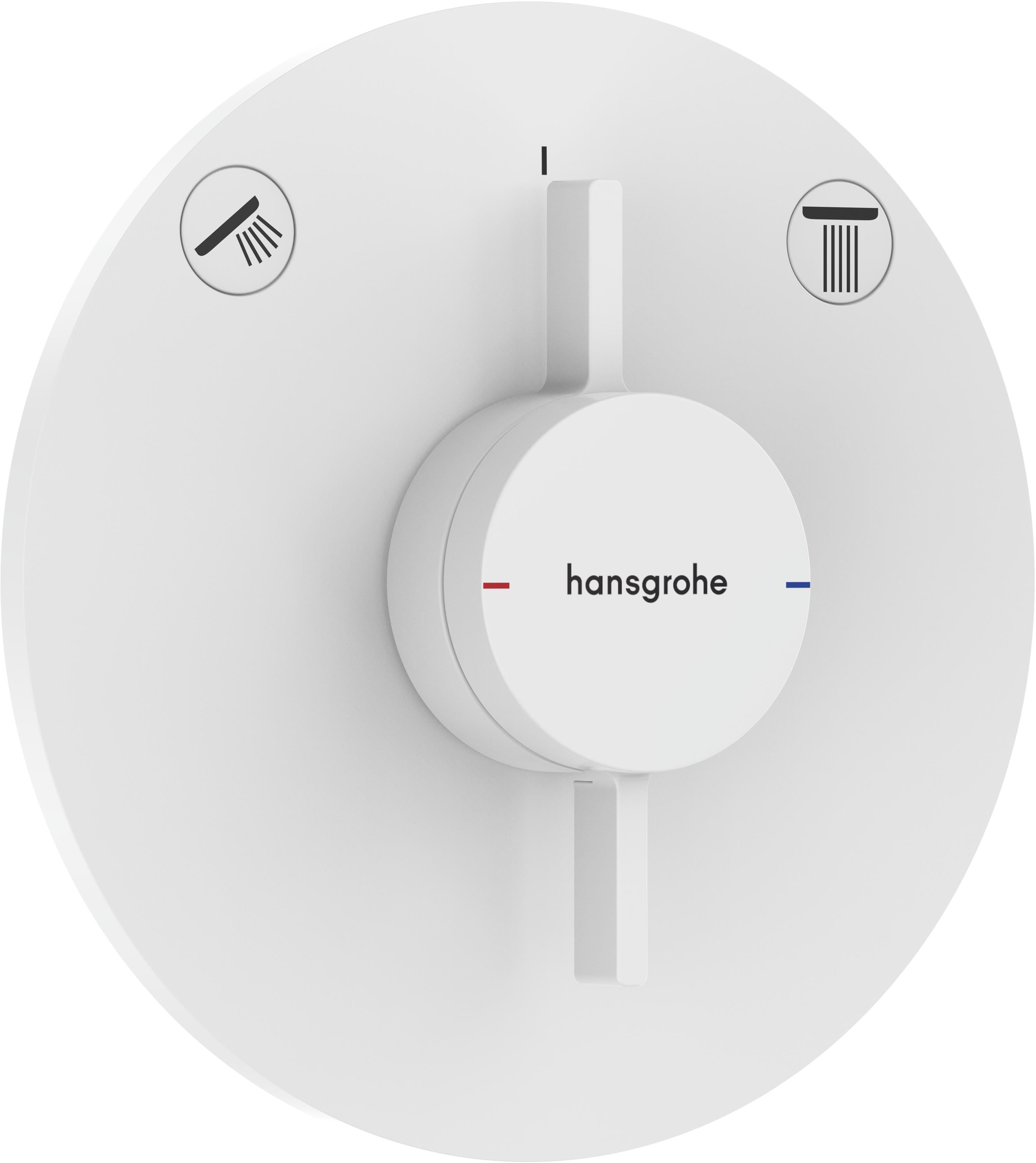 Hansgrohe DuoTurn S mitigeur bain-douche encastrée blanc 75418700
