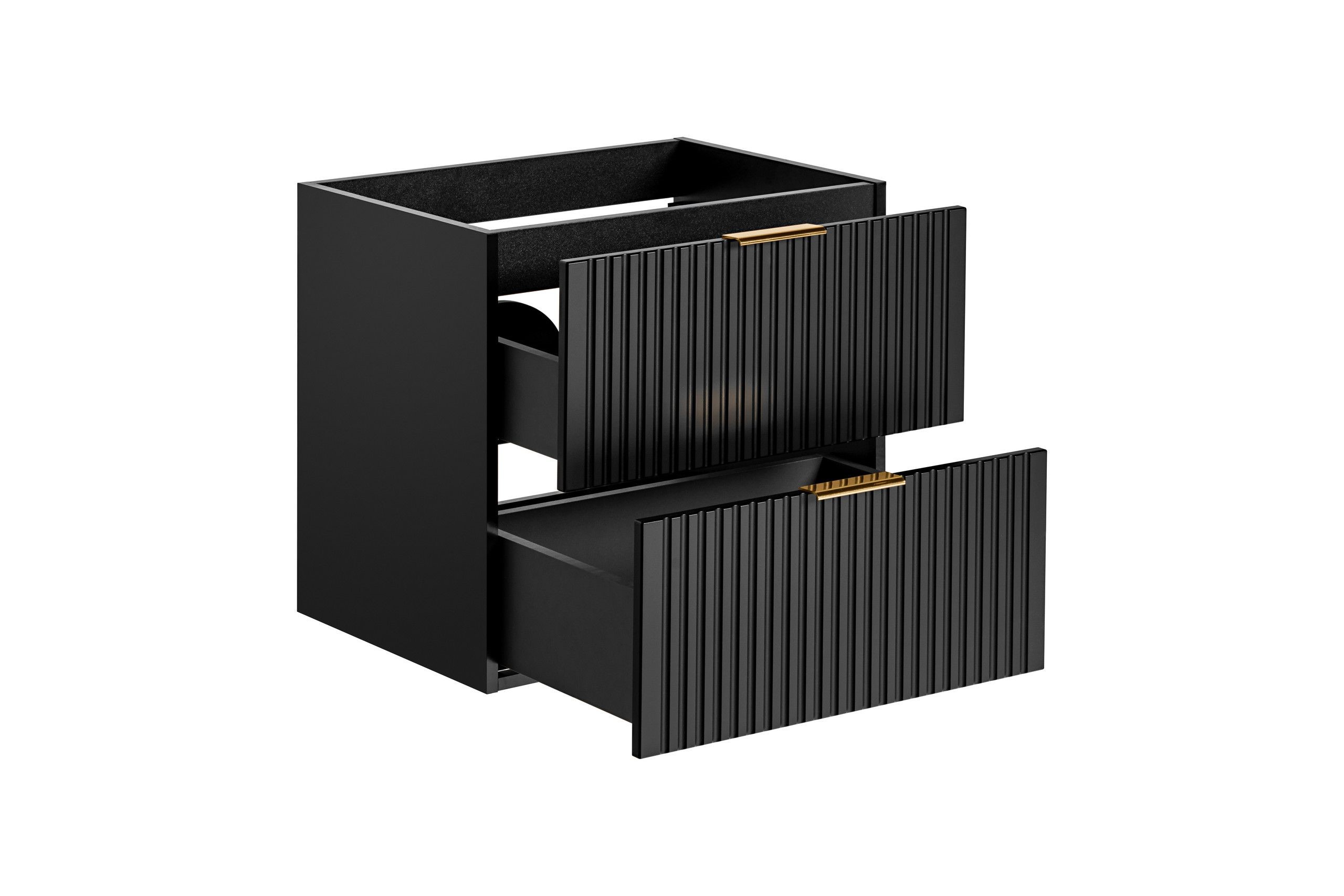 Comad Adel Black armoire 60x46x57 cm sous-lavabo suspendu noir ADEL BLACK 82-60-B-2S