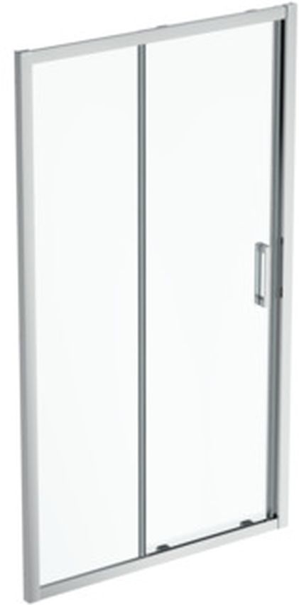 Ideal Standard Connect 2 porte de douche 105 cm coulissant argenté mat/verre transparent K9274EO