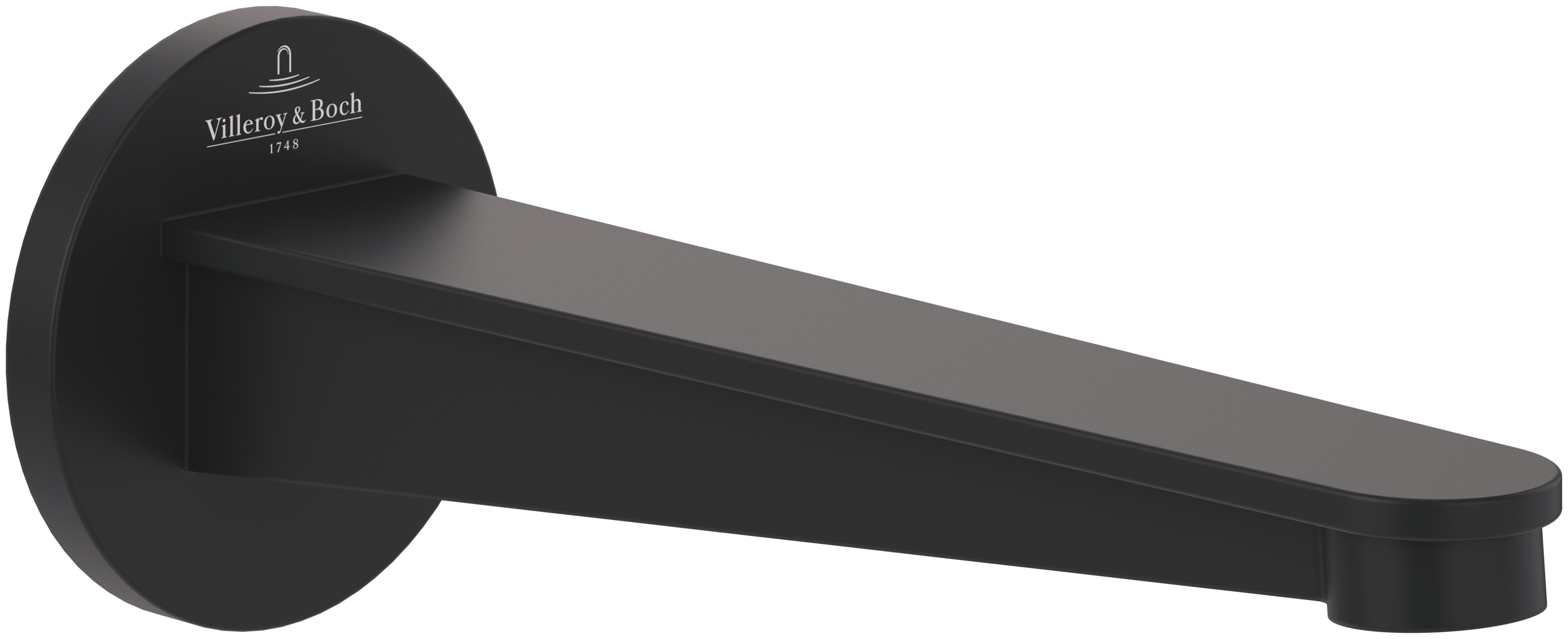 Villeroy & Boch Conum bec pour mitigeur de baignoire noir TVT127003000K5