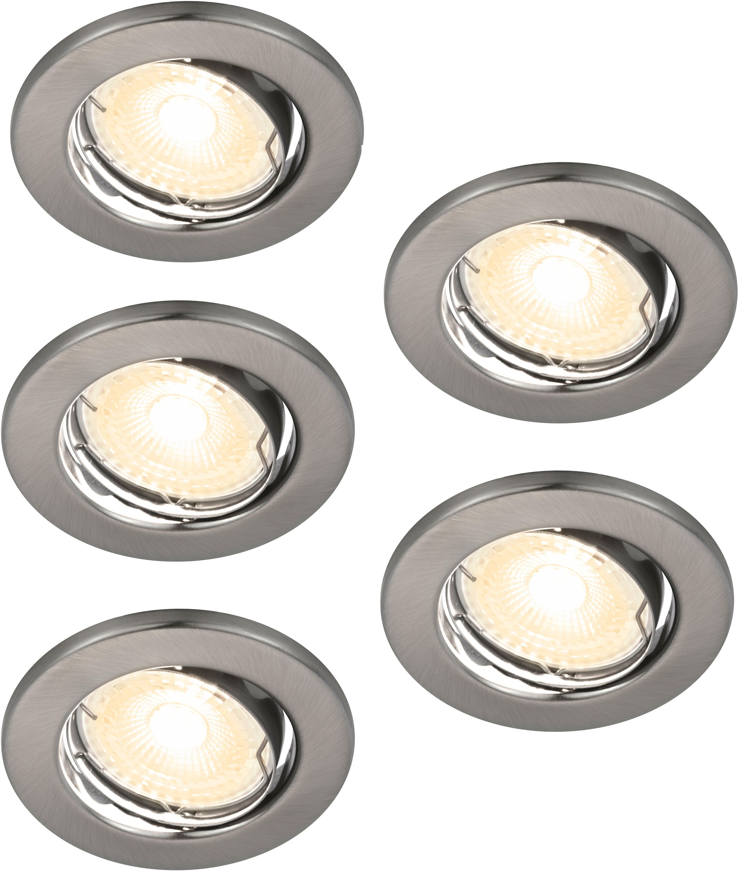 Nordlux Canis spot encastré 5x3.1 W nickel 49310155