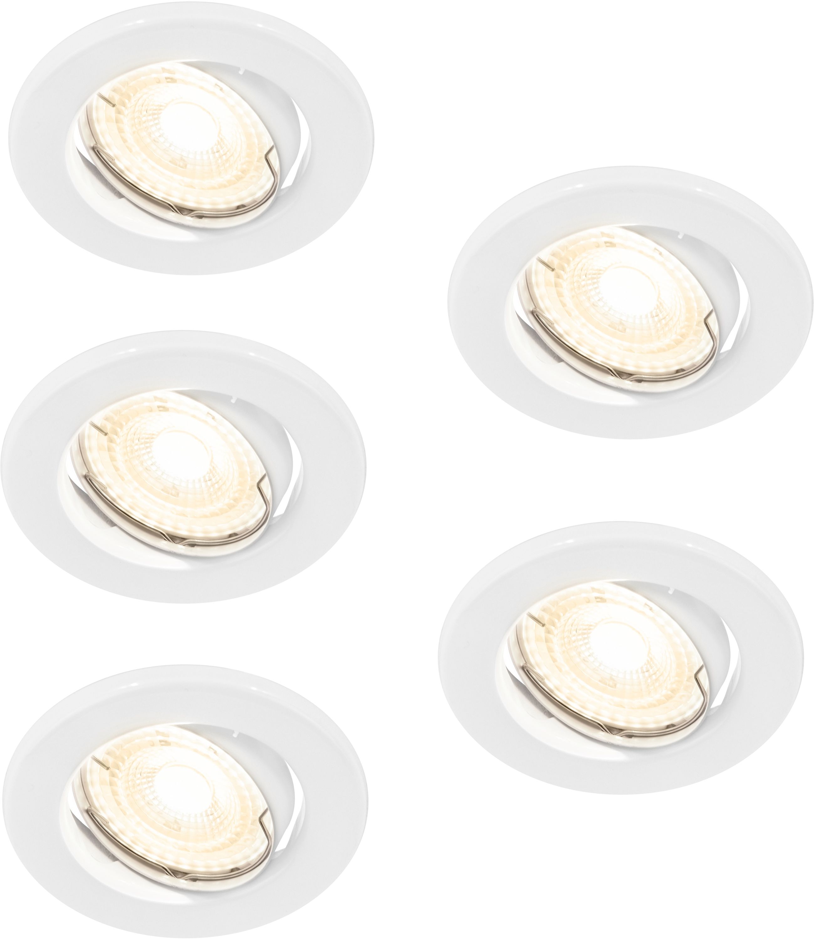 Nordlux Canis spot encastré 5x3.1 W blanc 49310101