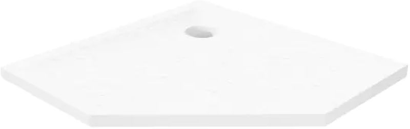 New Trendy Mild Stone receveur de douche pentagonal 90x90 cm blanc B-0540