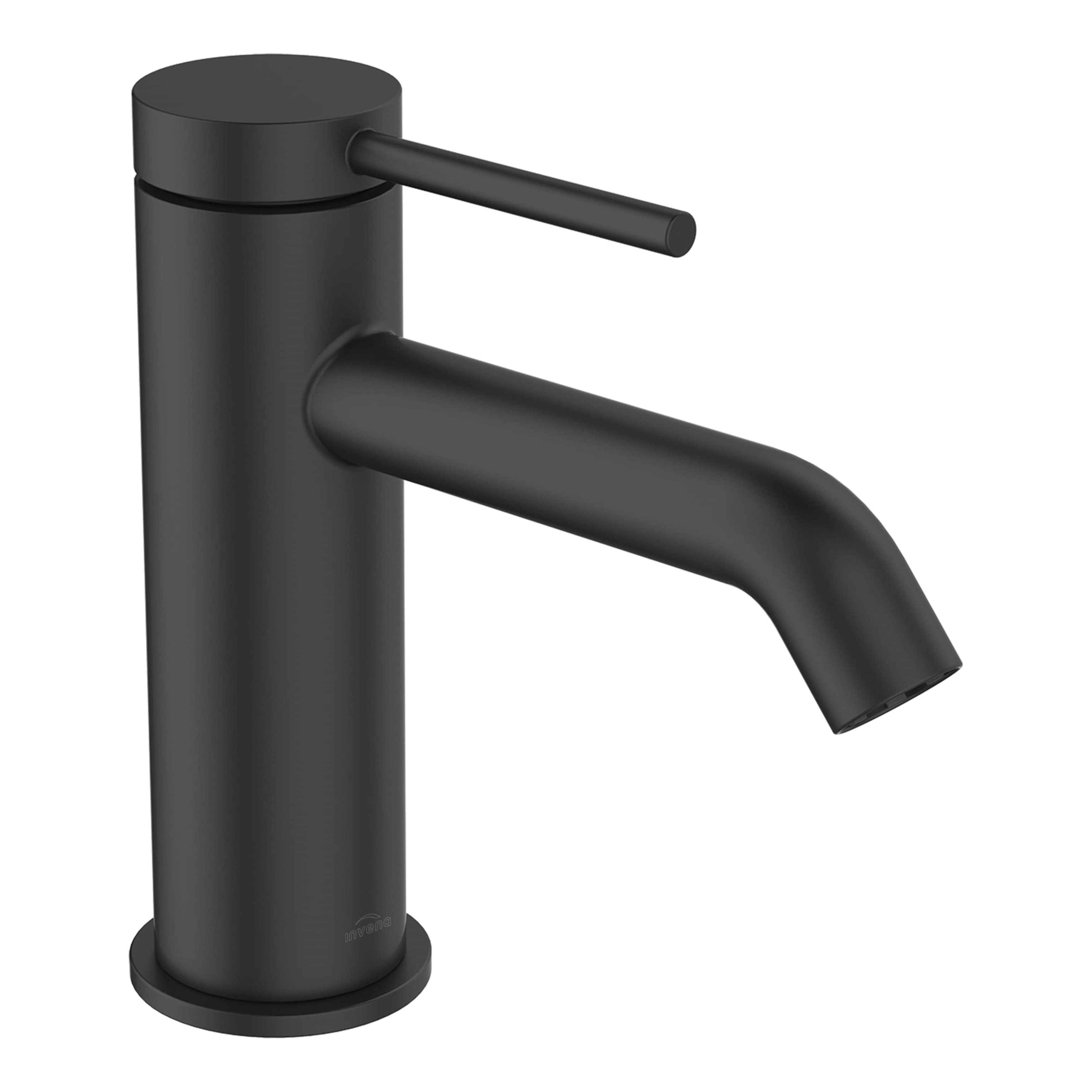 Invena Kalitea mitigeur de lavabo sur pied noir BU72004