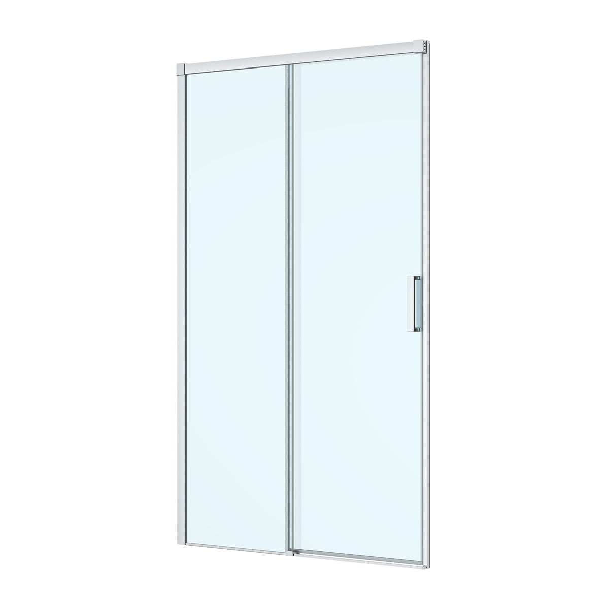 Oltens Breda porte de douche 120 cm coulissant chrome brillant/verre transparent 21212100