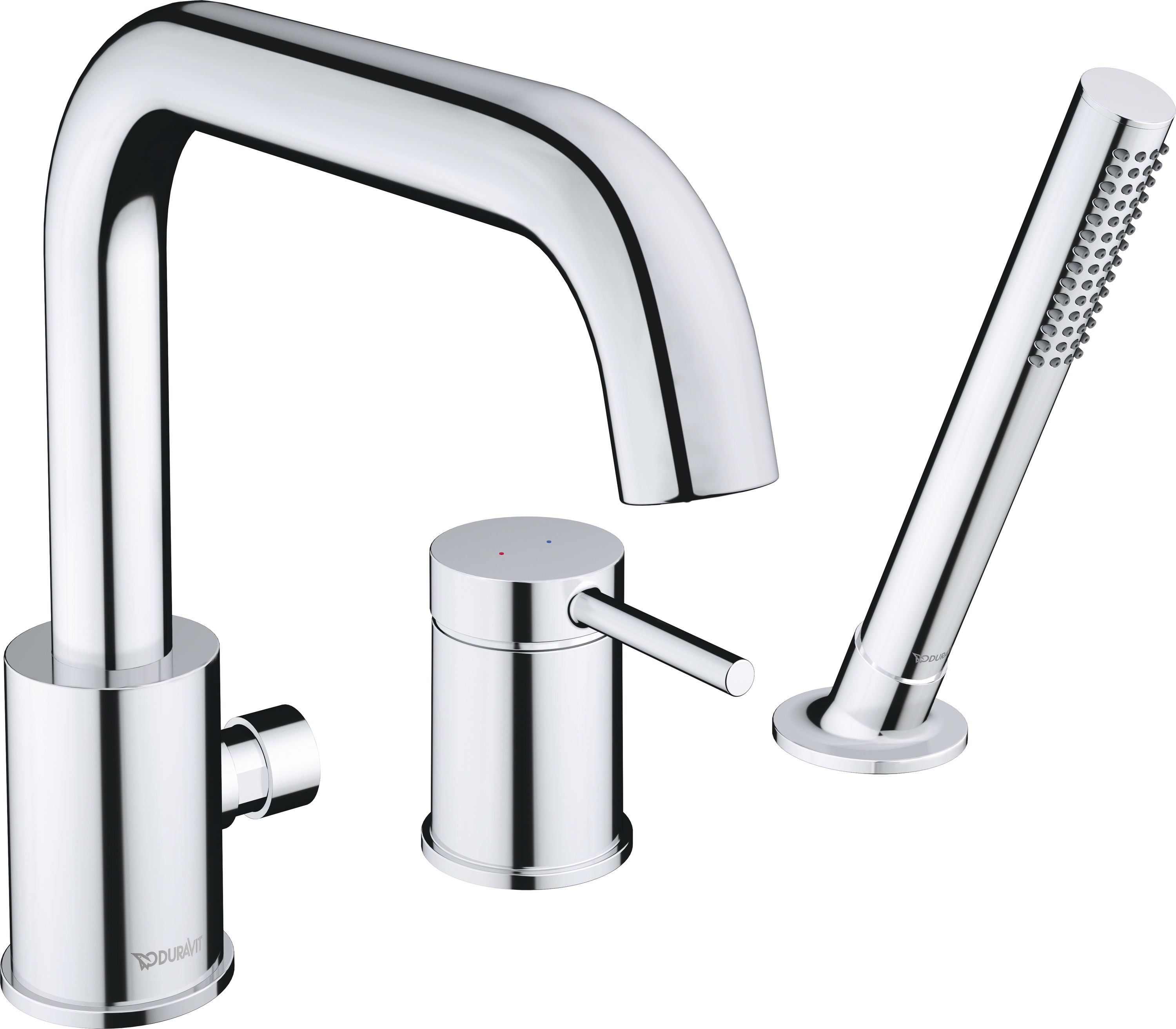 Duravit Circle mitigeur bain-douche pour baignoire chrome CE5260000010
