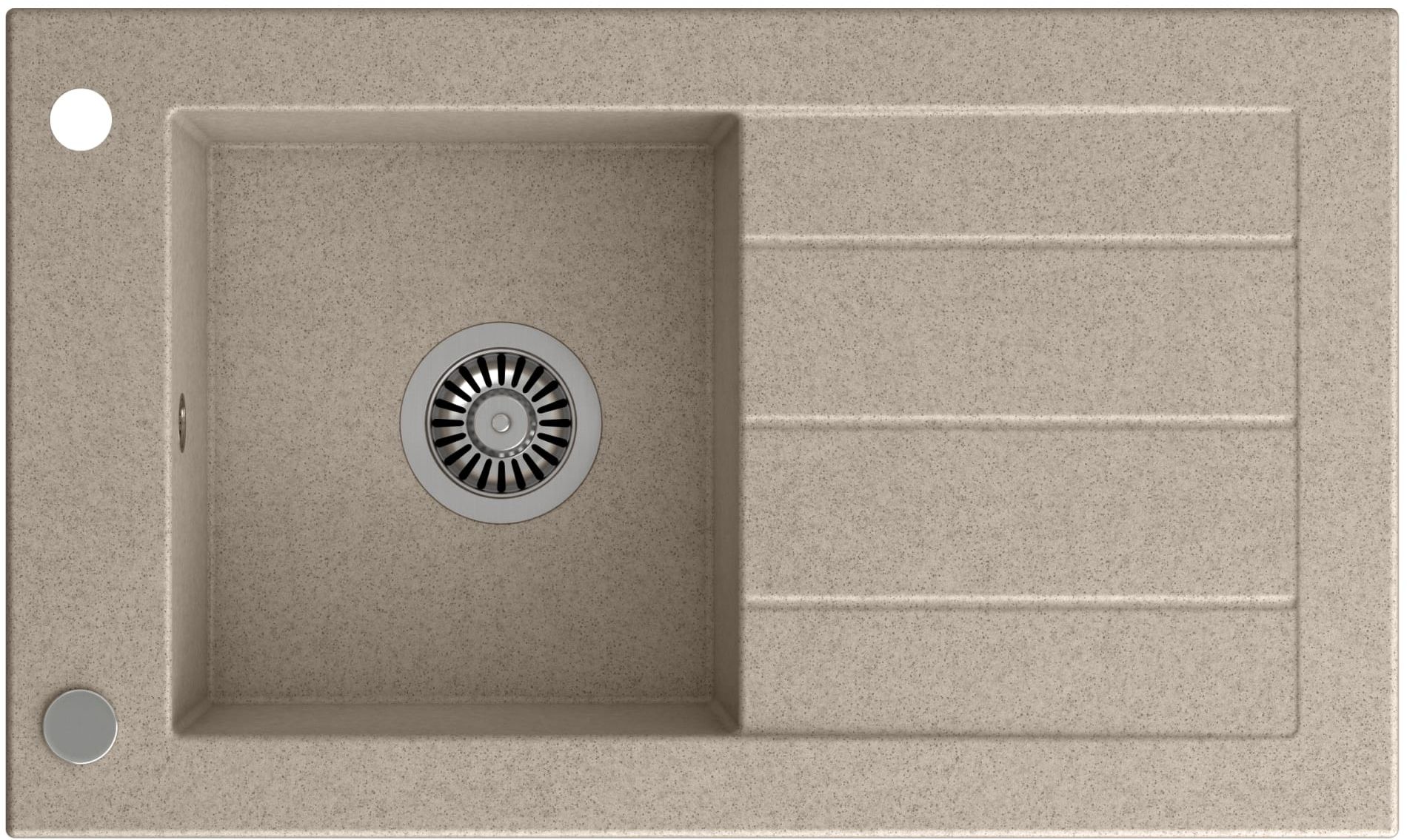 Quadron Will évier graniteq 77.2x46 cm beige HCQW7846BEZK
