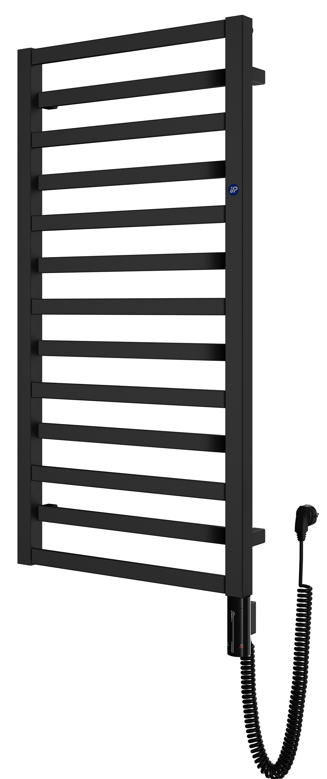Instal Projekt Poppy Electro radiateur électrique 67x40 cm noir PPYE-40/70C75+GH-03C2