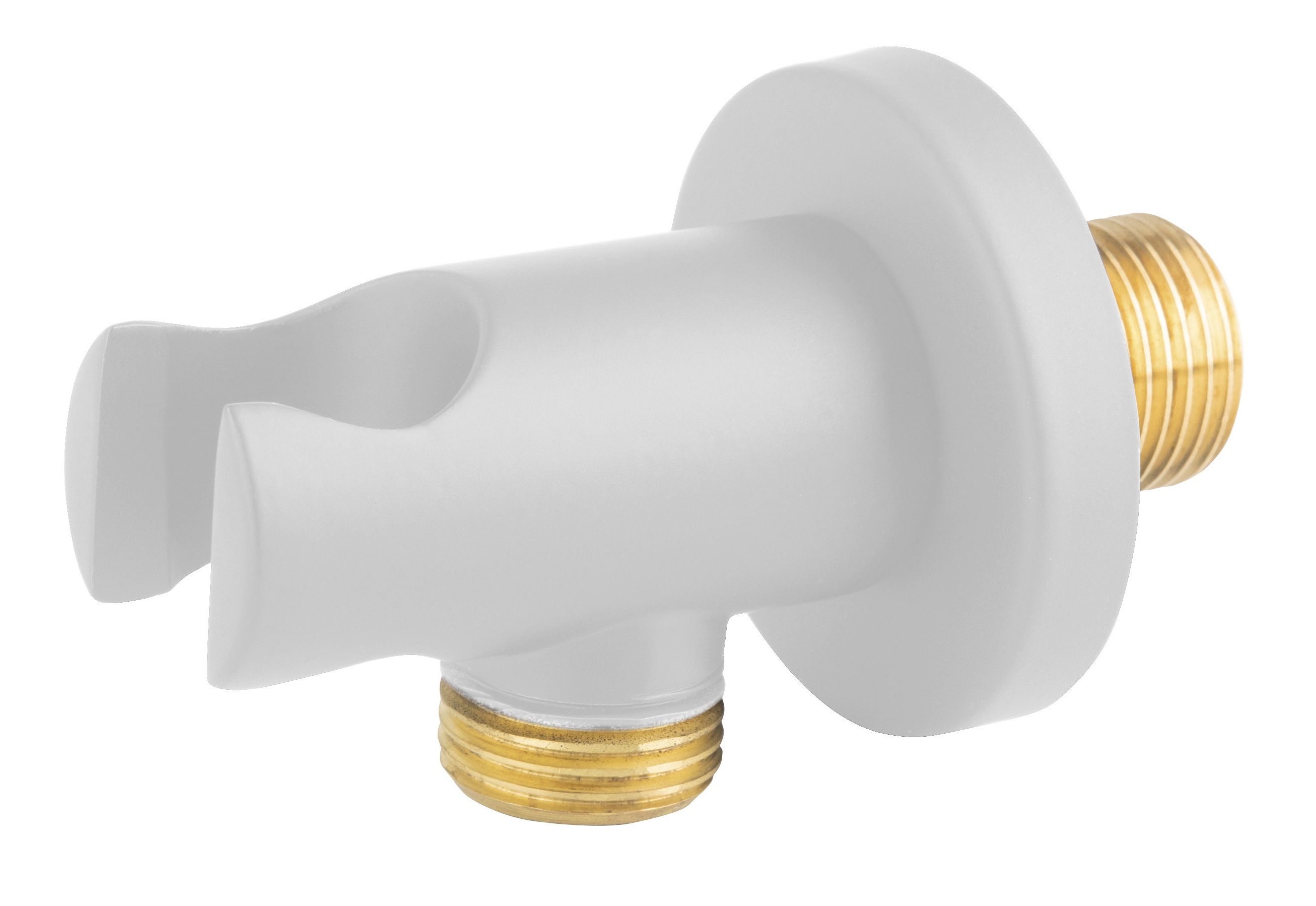 FDesign Inula raccord coudé avec support blanc FD8-602-33