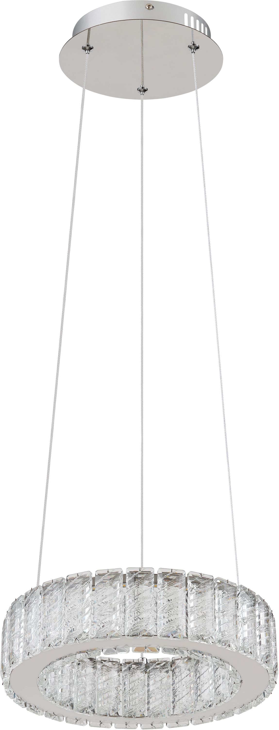 Globo Lighting Mucky lampe suspendue 1x30 W chrome-cristal 67162-30