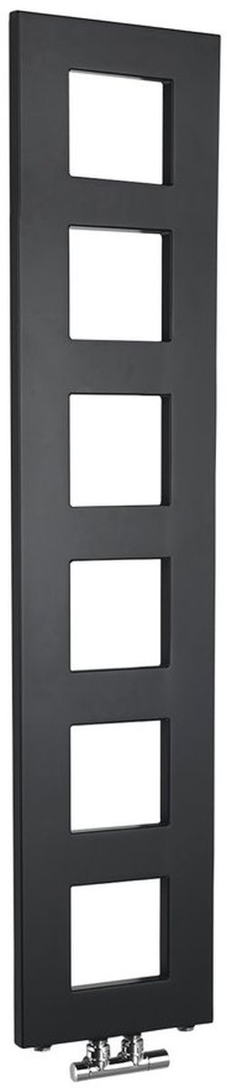 Sapho Block radiateur de salle de bain décoratif 133x28 cm noir IR181