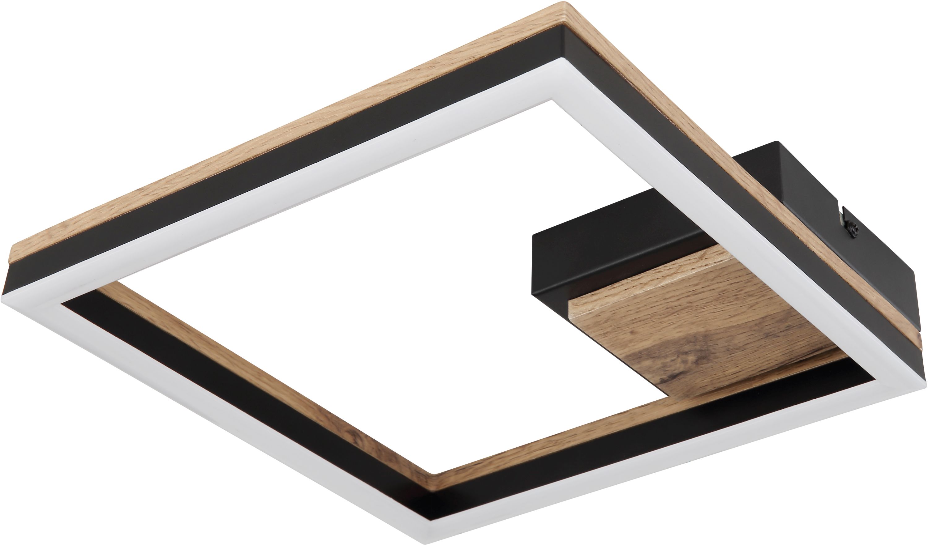 Globo Lighting Beatrix plafonnier 1x12 W noir-bois 67297D