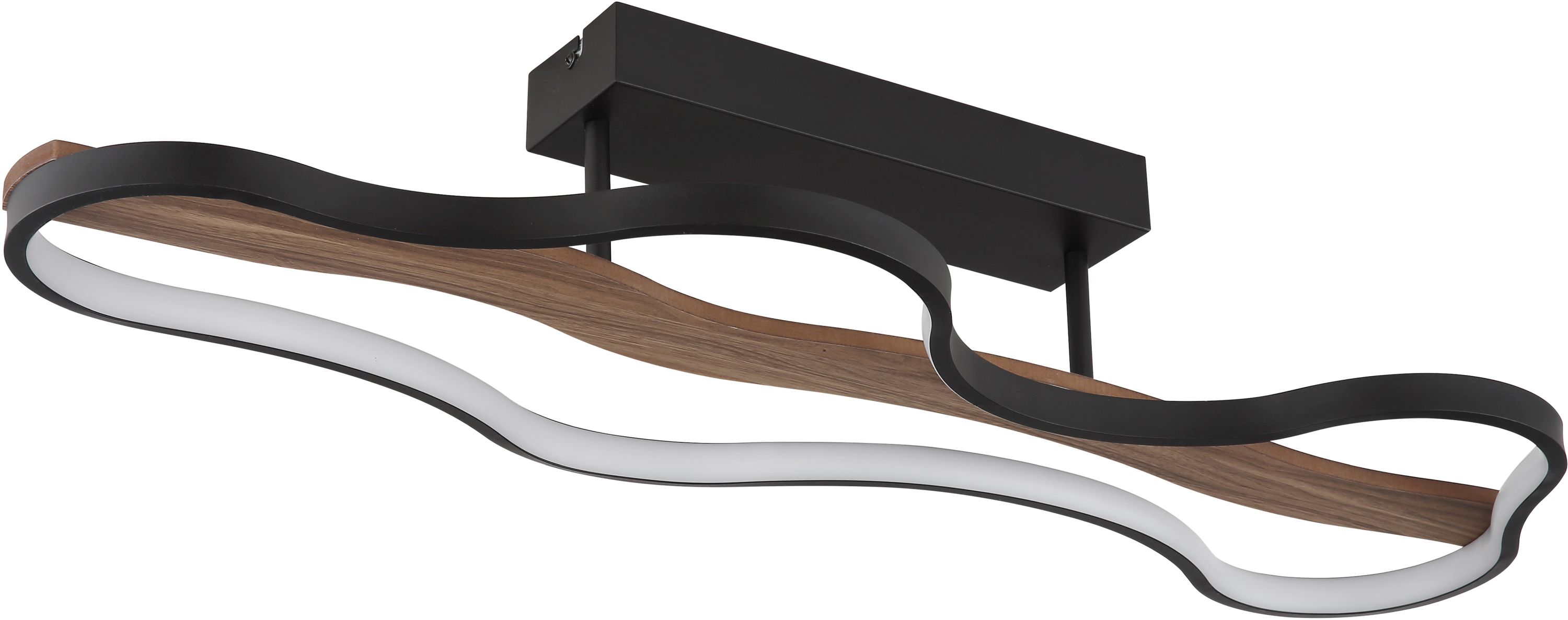 Globo Lighting Bezzy plafonnier 1x30 W noir-bois 67181D