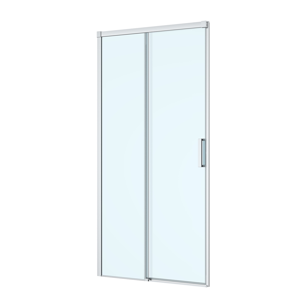 Oltens Breda porte de douche 110 cm coulissant chrome brillant/verre transparent 21214100