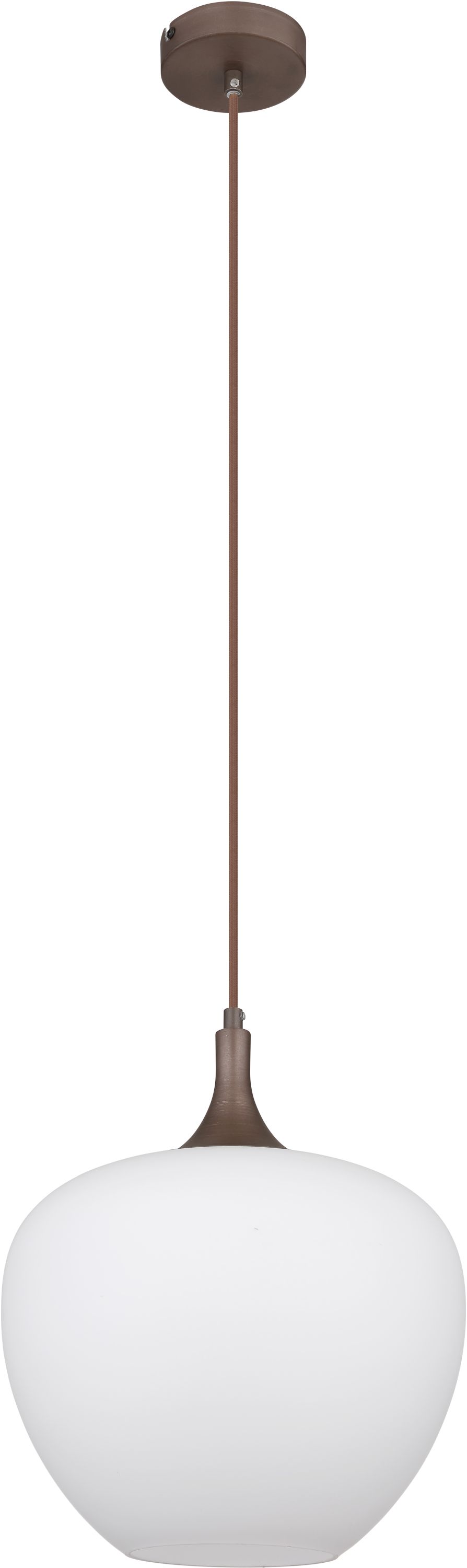 Globo Lighting Maxy lampe suspendue 1x60 W blanc-café 15548H1C