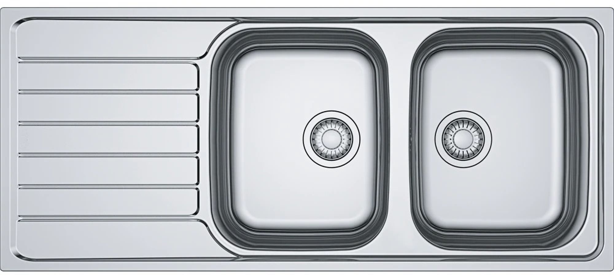 Franke Spark évier en acier inoxydable 116x50 cm 101.0592.563