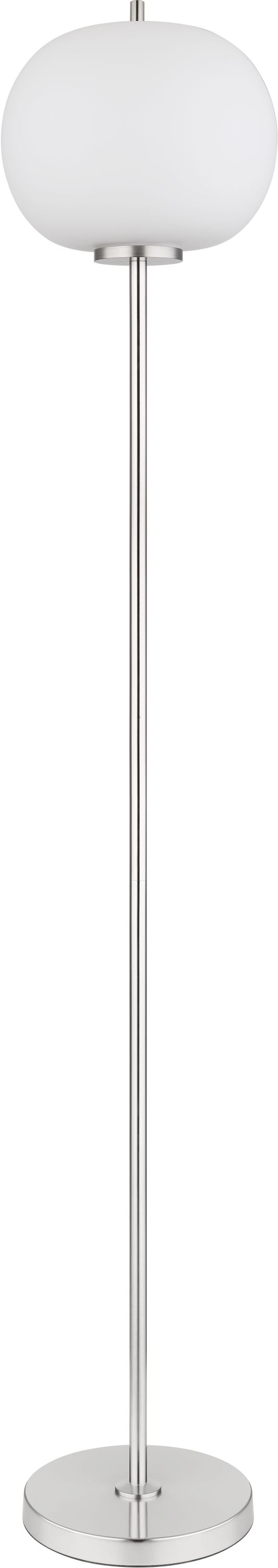 Globo Lighting Blacky I lampadaire 1x60 W blanc-nickel 15345SNO