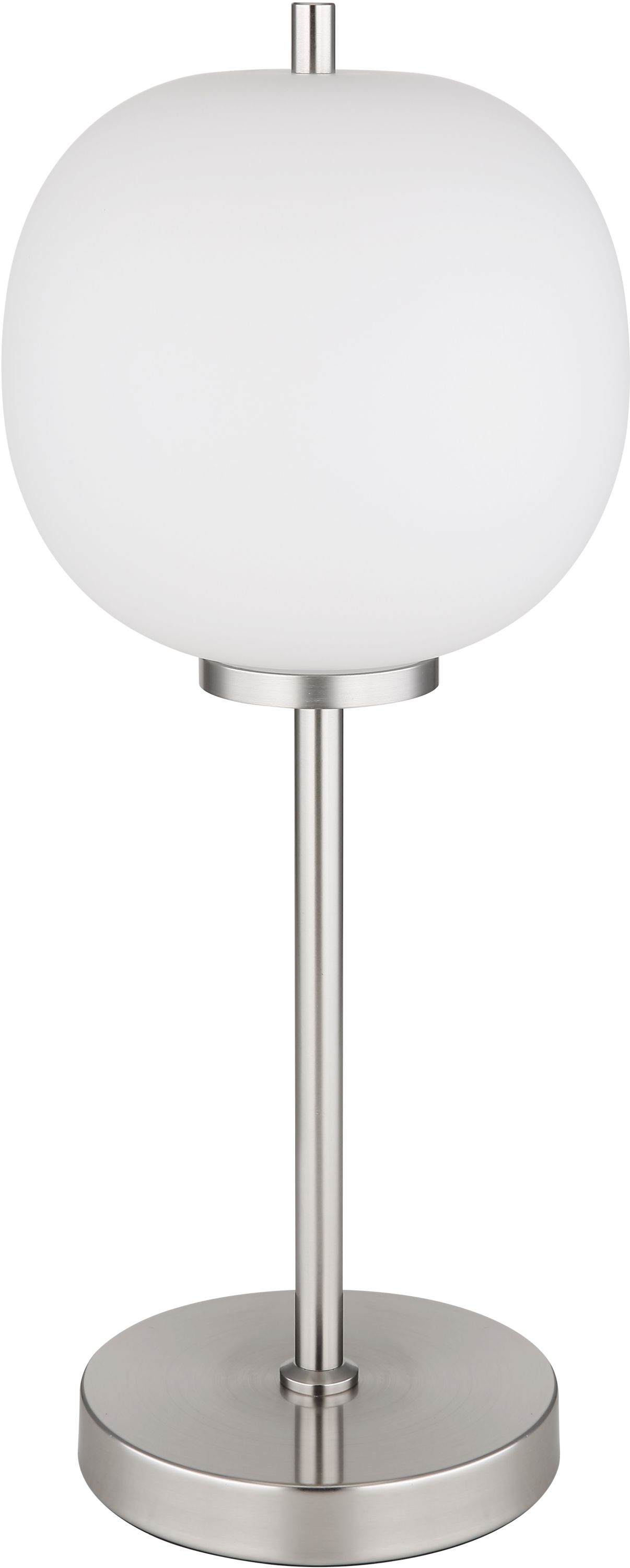 Globo Lighting Blacky I lampe de table 1x40 W blanc-nickel 15345TNO