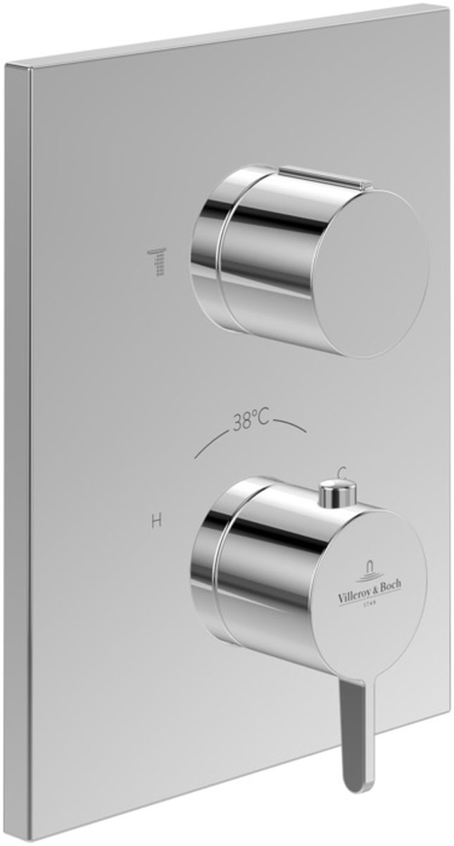 Villeroy & Boch Conum bateria prysznicowa podtynkowa termostatyczna chrom TVS12700100061
