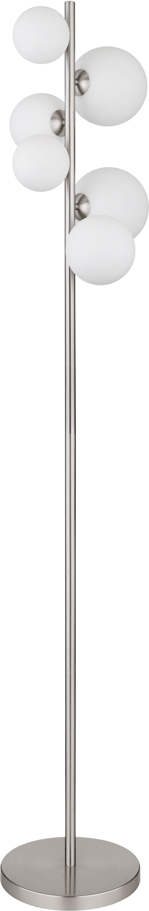 Globo Lighting Riha lampadaire 6x3.5 W blanc-nickel 56140-6S