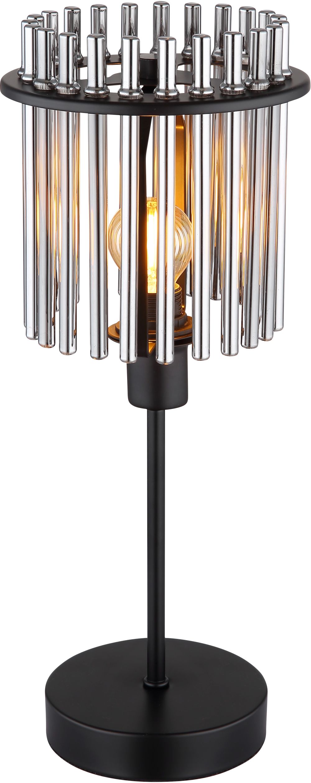 Globo Lighting Gorley lampe de table 1x40 W noir-fumé 15698T
