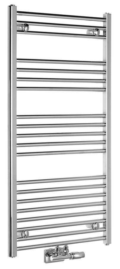 Aqualine Alya radiateur de salle de bain échelle 118.8x60 cm chrome LLS303