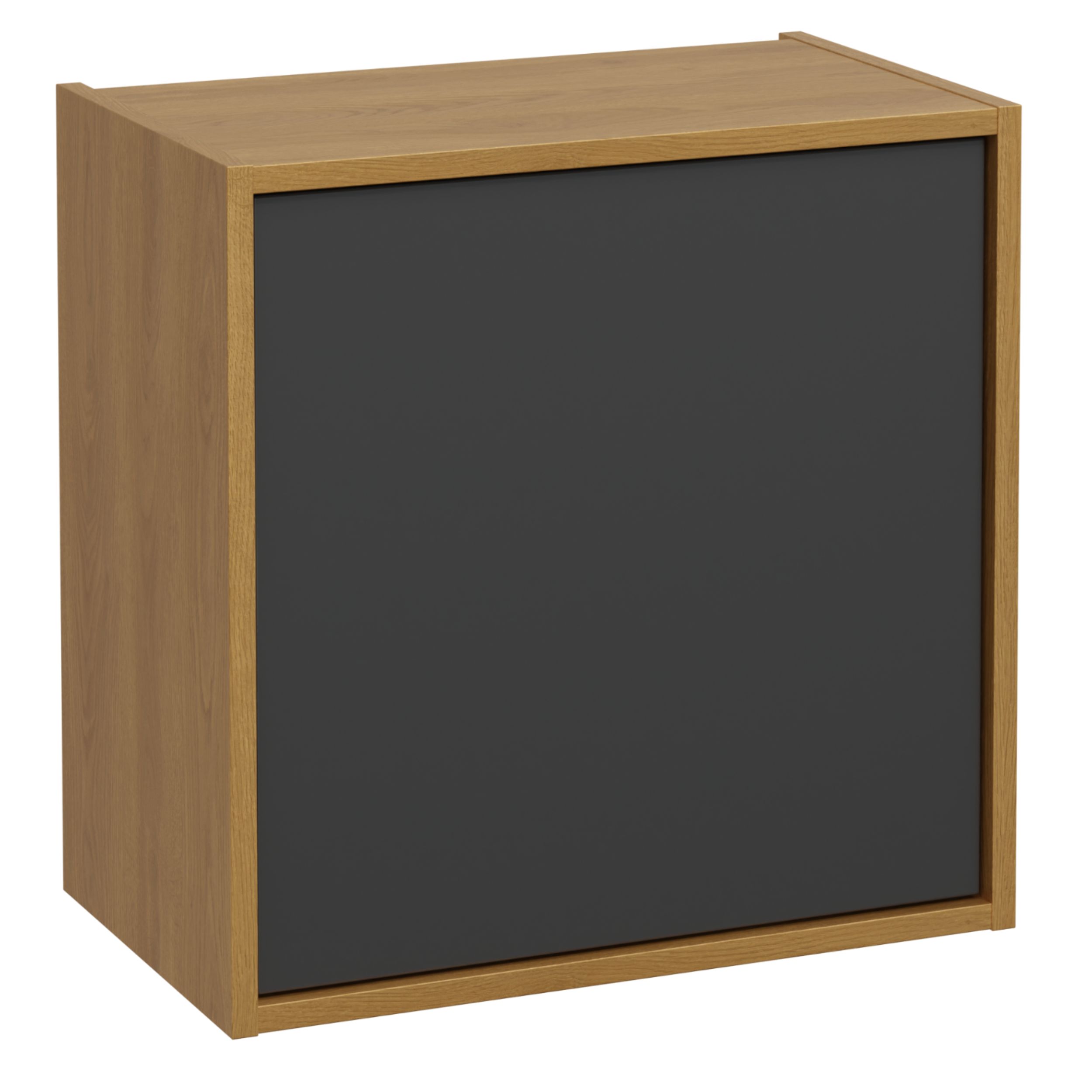 Strama Erin armoire 50x30x50 cm latérale suspendue noir-chêne 26.200.88