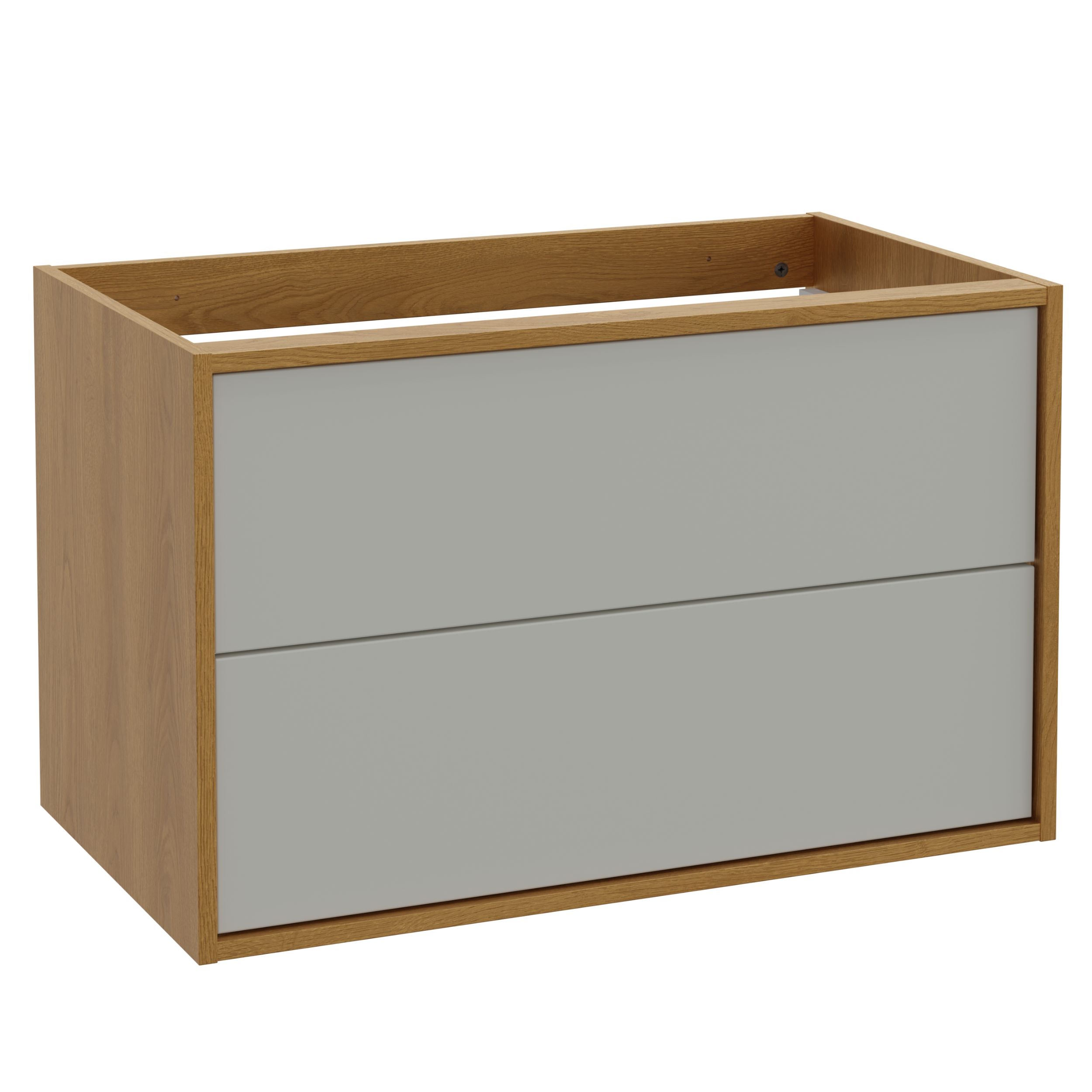 Strama Erin armoire 80x46x50 cm sous-lavabo suspendu blanc-chêne 26.103.77
