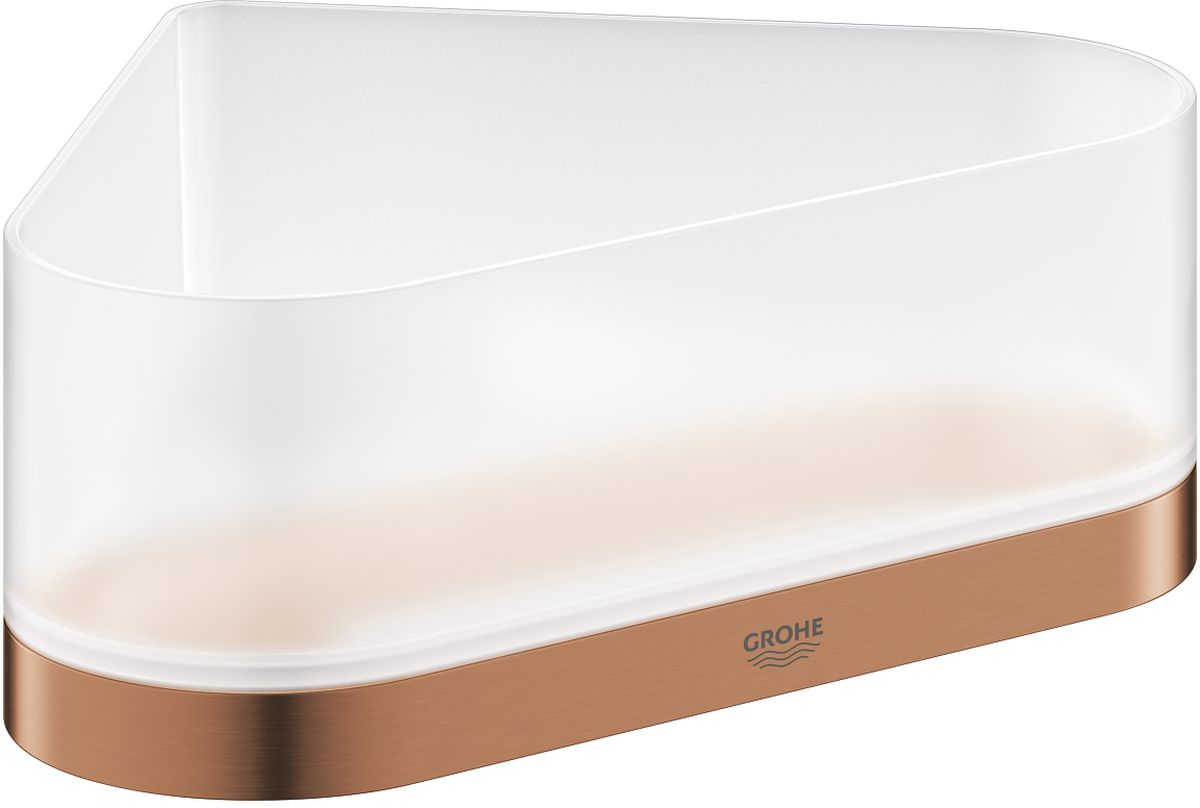 Grohe Selection étagère d’angle 20 cm blanc-cuivré 41038DL0