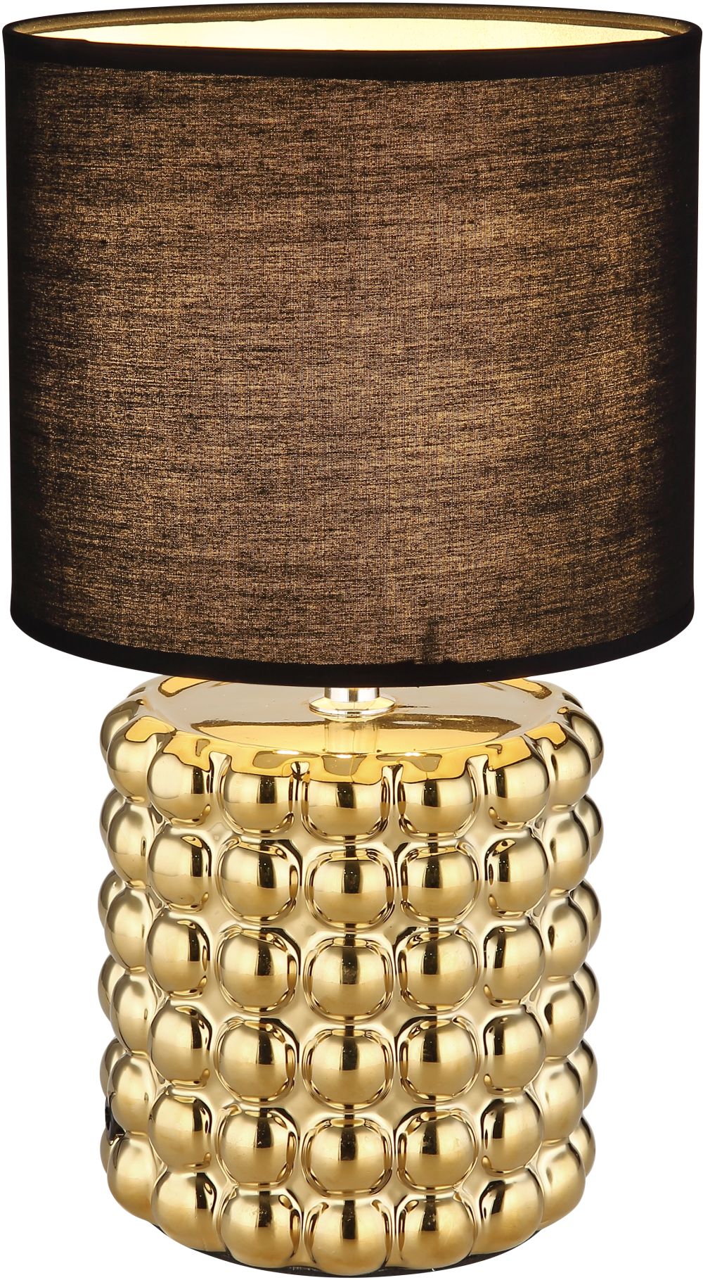 Globo Lighting Valentino lampe de table 1x40 W noir-doré 21626