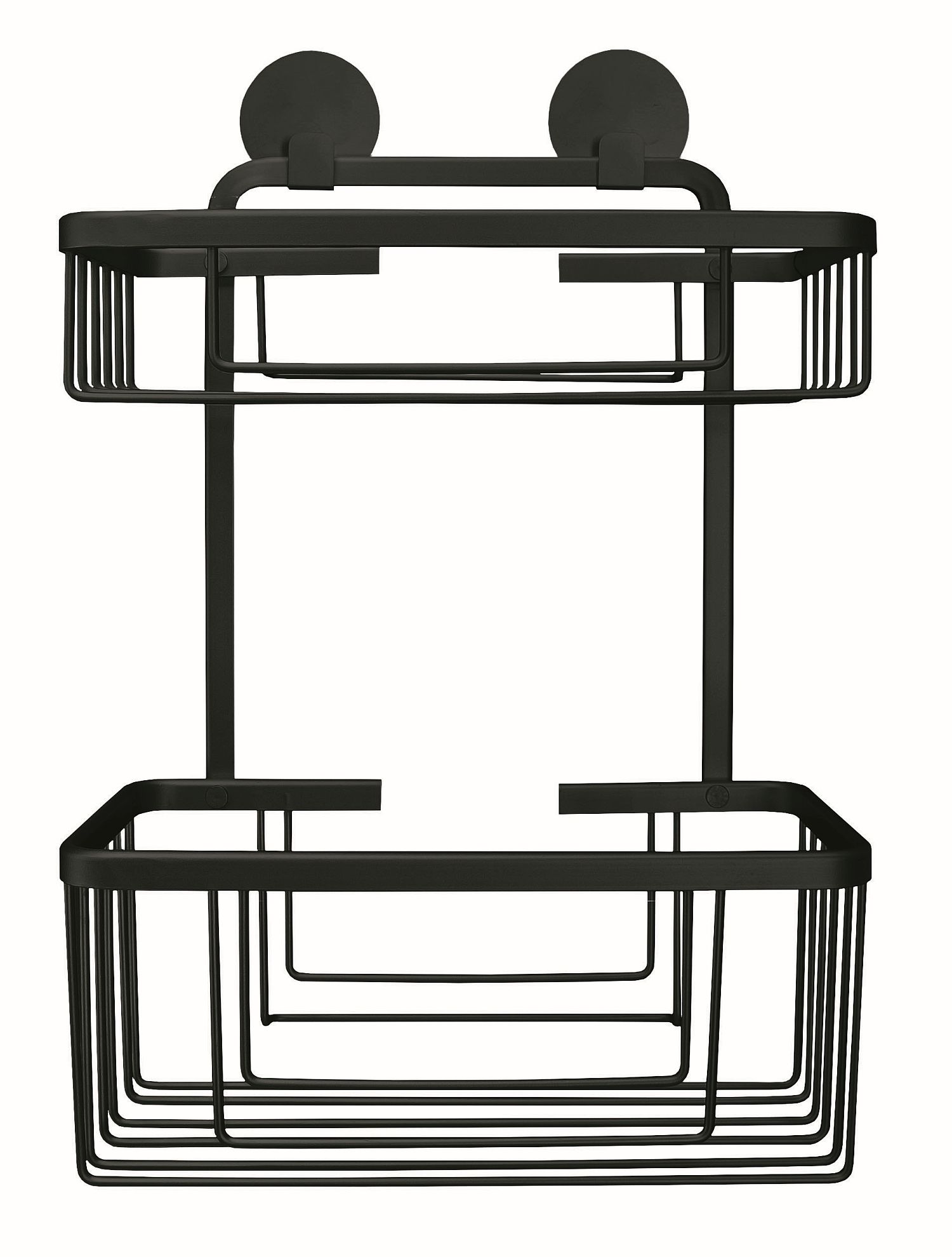 Kleine Wolke Rocco panier de salle de bain noir 8061926806