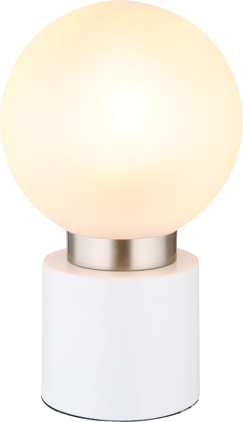 Globo Lighting Marka lampe de table 1x25 W blanc-satin 21003WN