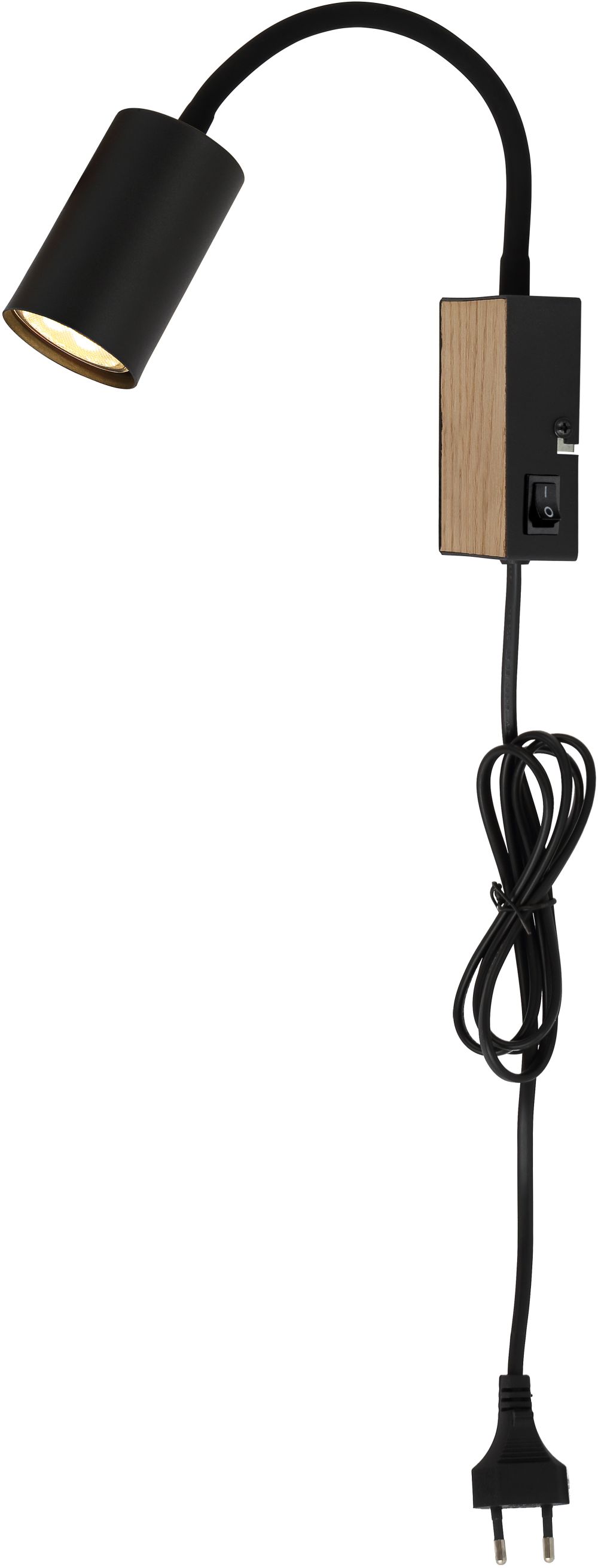 Globo Lighting Robby applique murale 1x35 W noir-bois 57911WBW