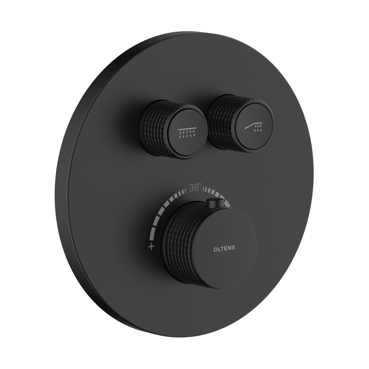 Oltens Onega mitigeur bain-douche encastrée oui noir mat 34601300