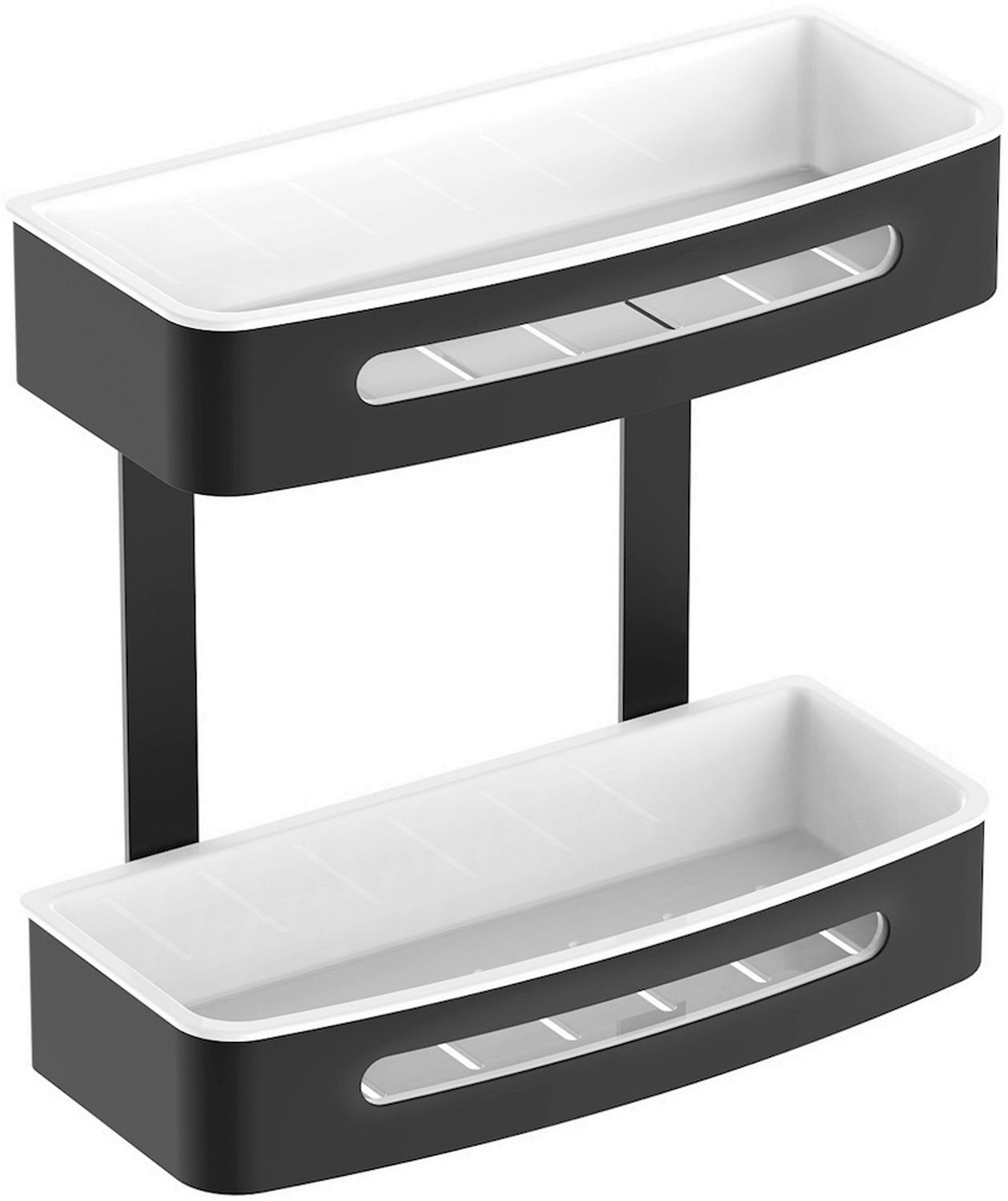 Stella étagère de salle de bain 29 cm blanc-noir 16.071-B