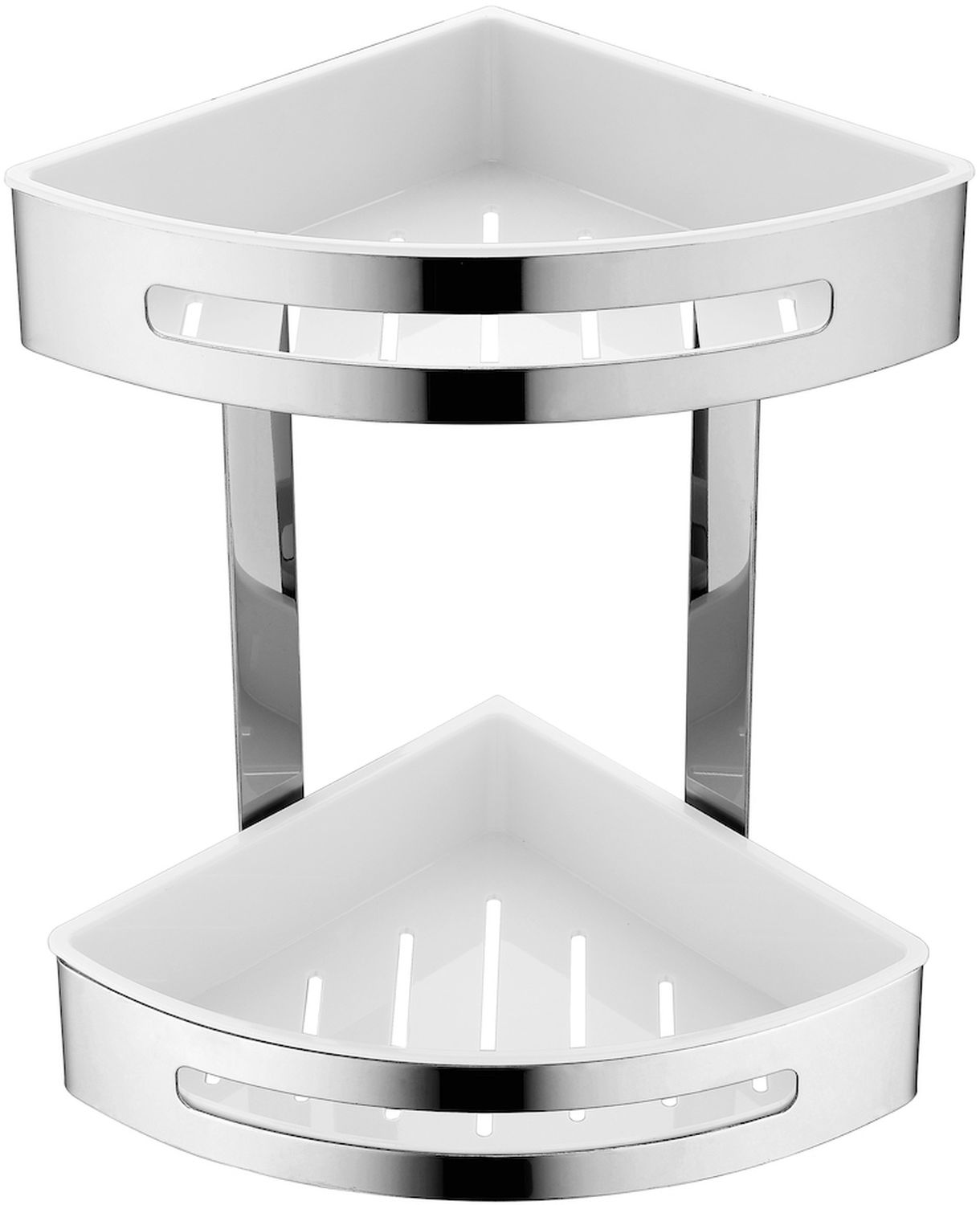 Stella étagère de salle de bain 20.5 cm blanc-acier 16.072